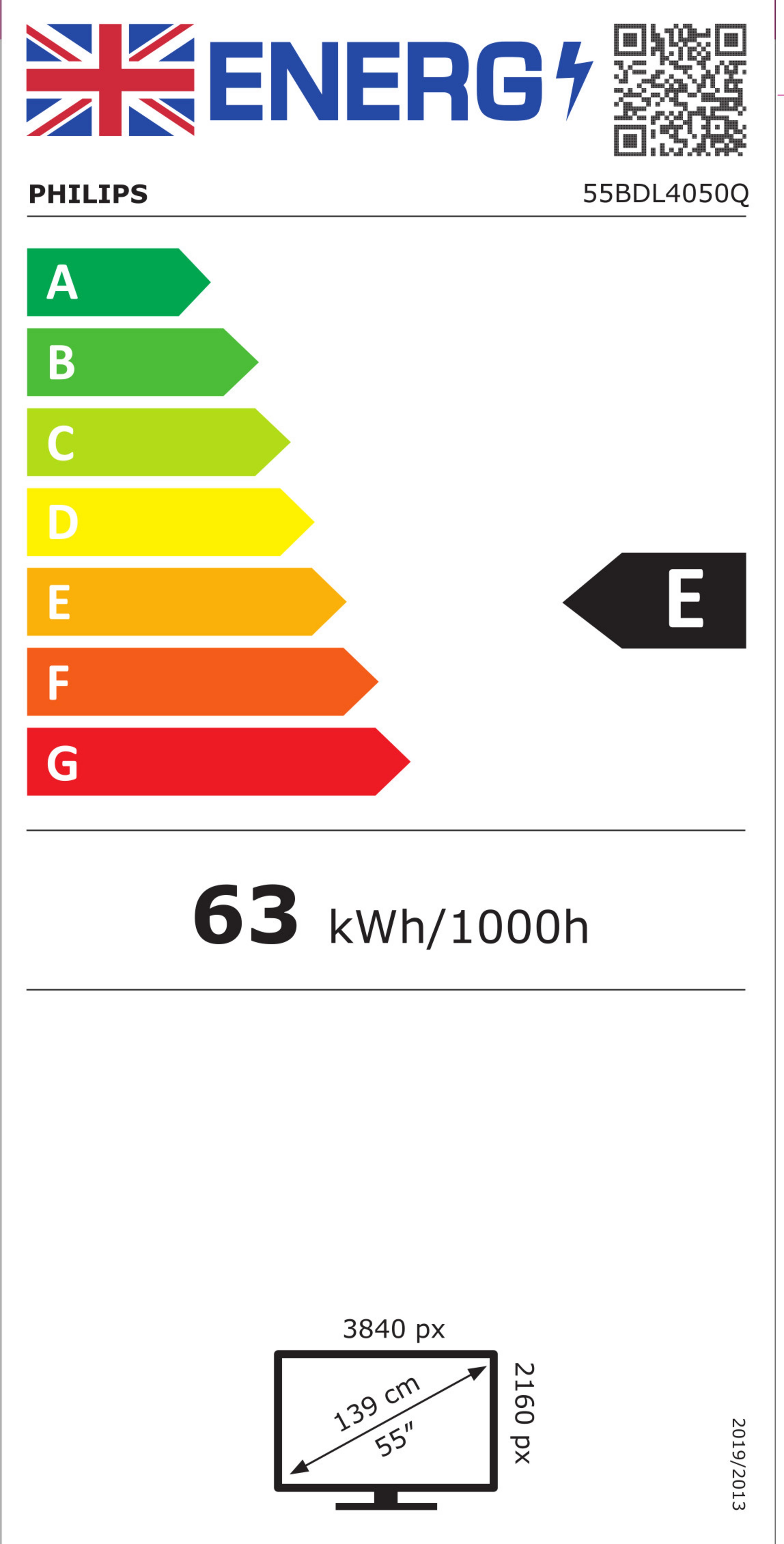 Philips 55BDL4050Q Display