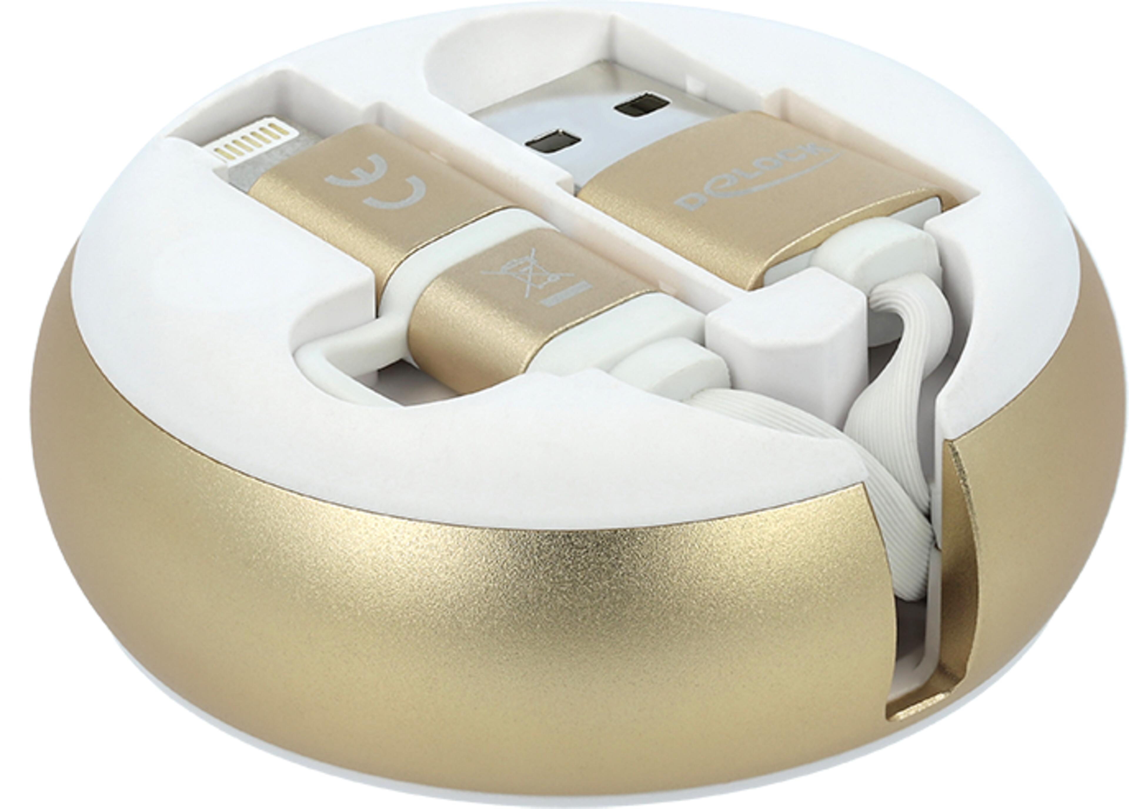 Delock USB A-Lightn/Micro-B Cable 0.46m