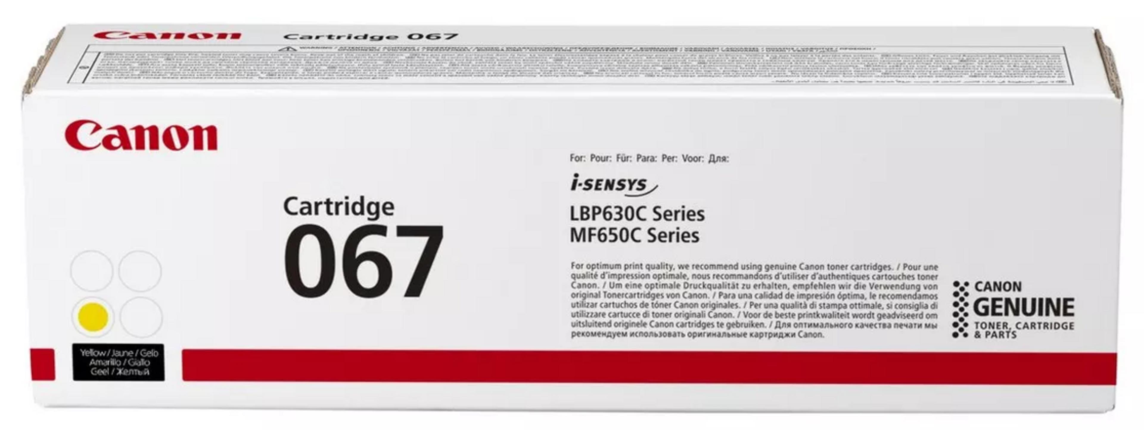 Canon 067 Toner gelb