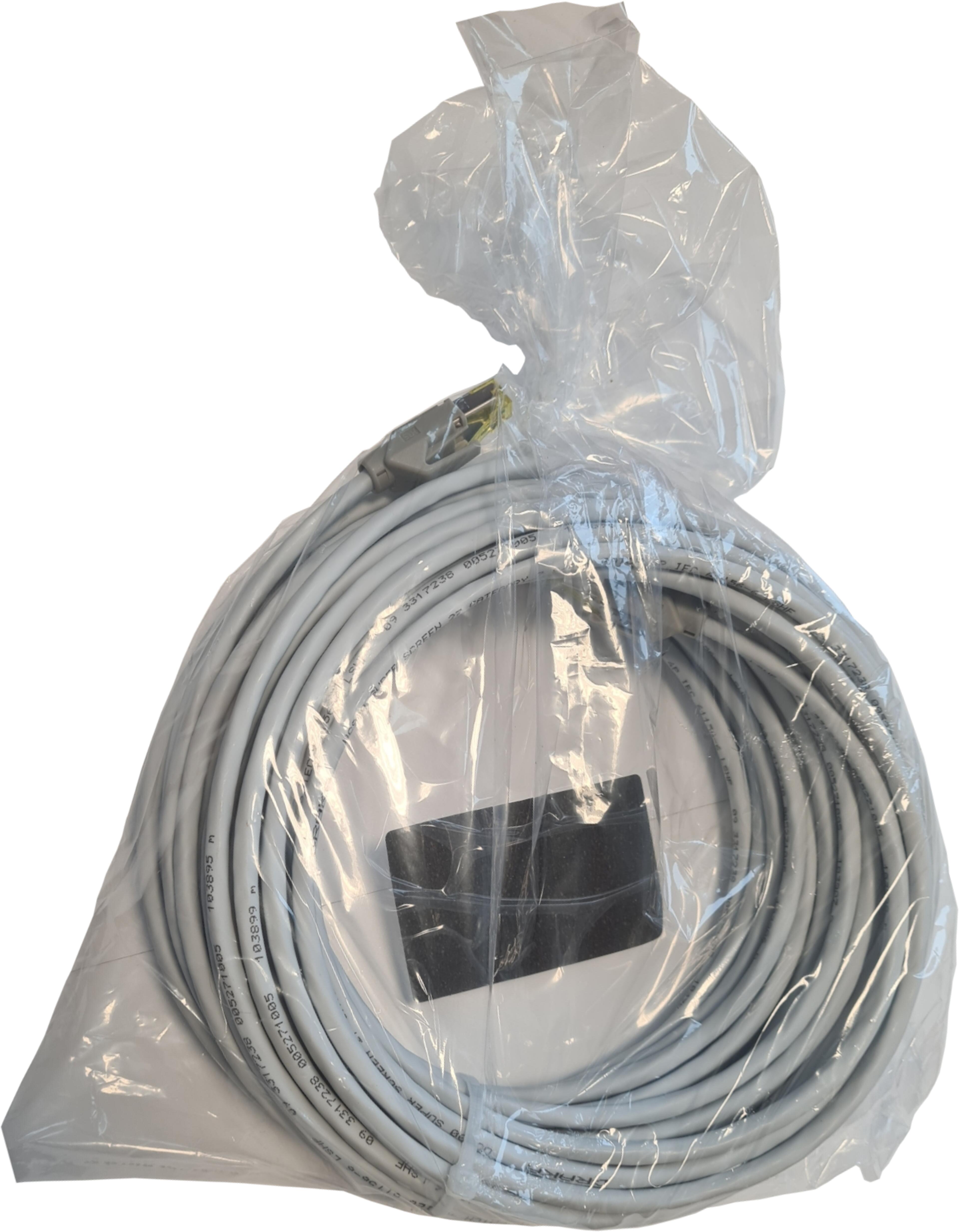 Patch Cable RJ45 S/FTP Cat6a 20m Grey