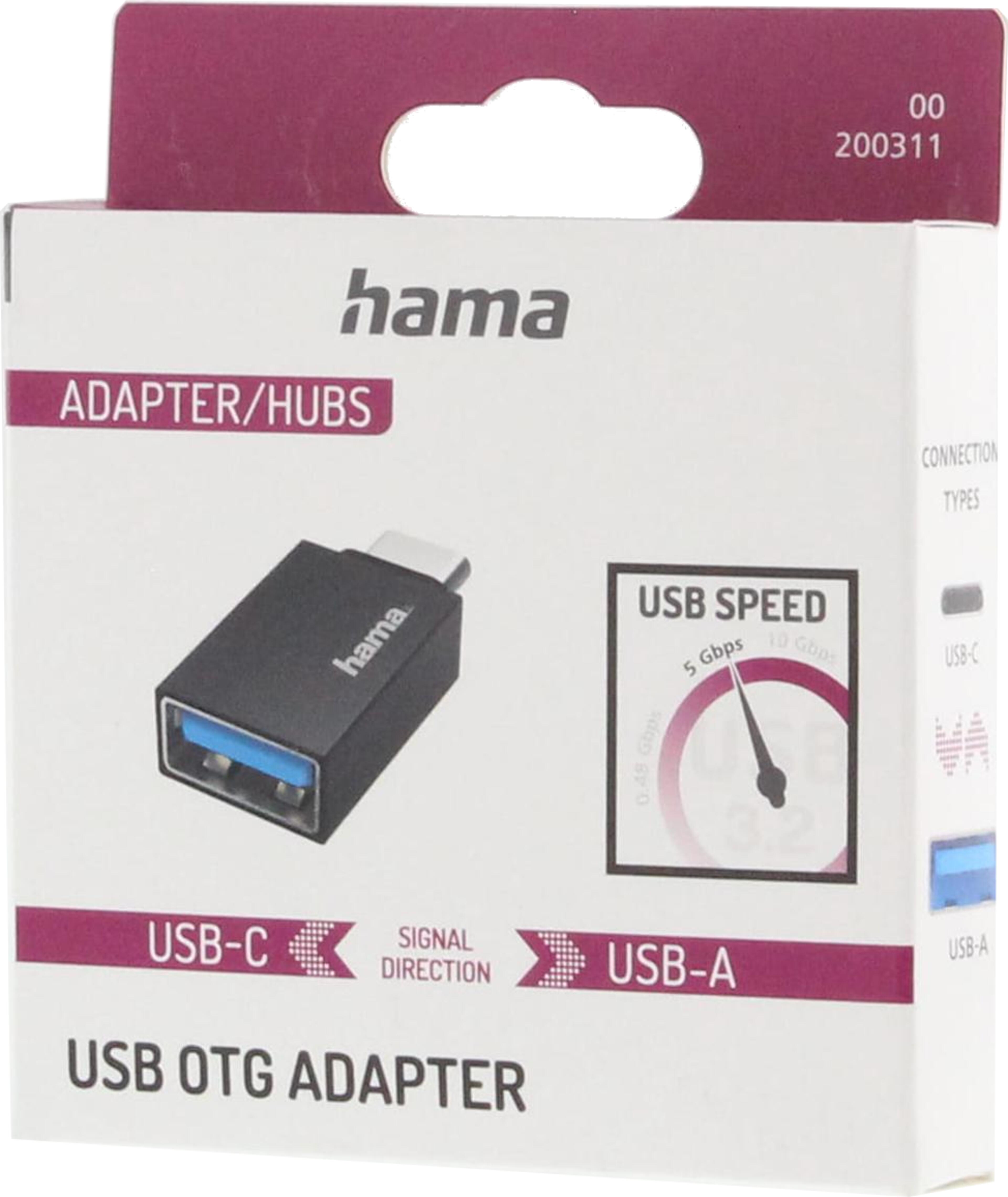 Hama USB-A - C Adapter