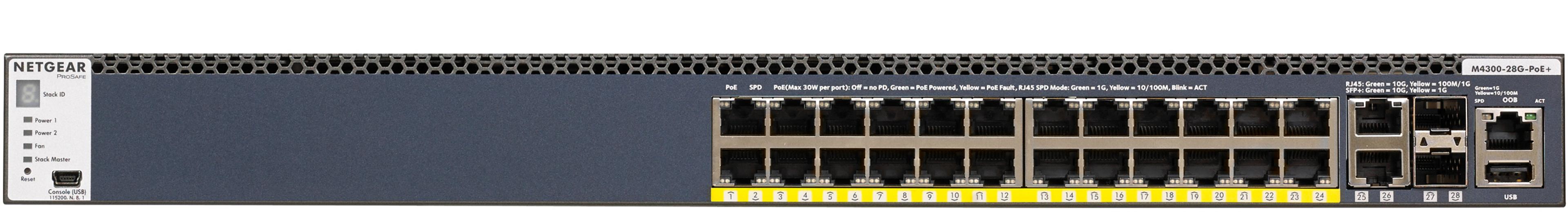 NETGEAR ProSAFE M4300-28G-PoE+ Switch