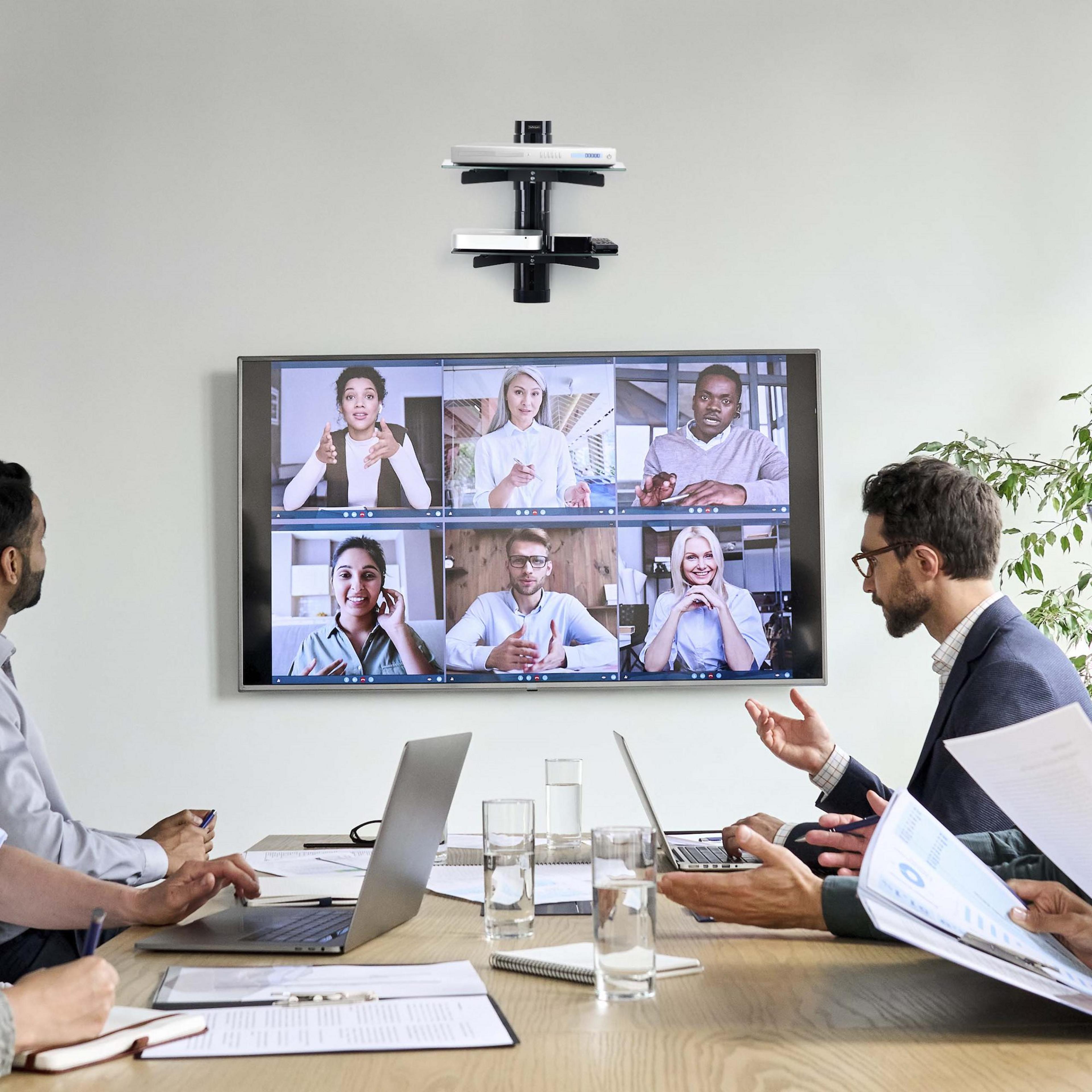 Uchw.ścien. z 2 półk. na multim.StarTech