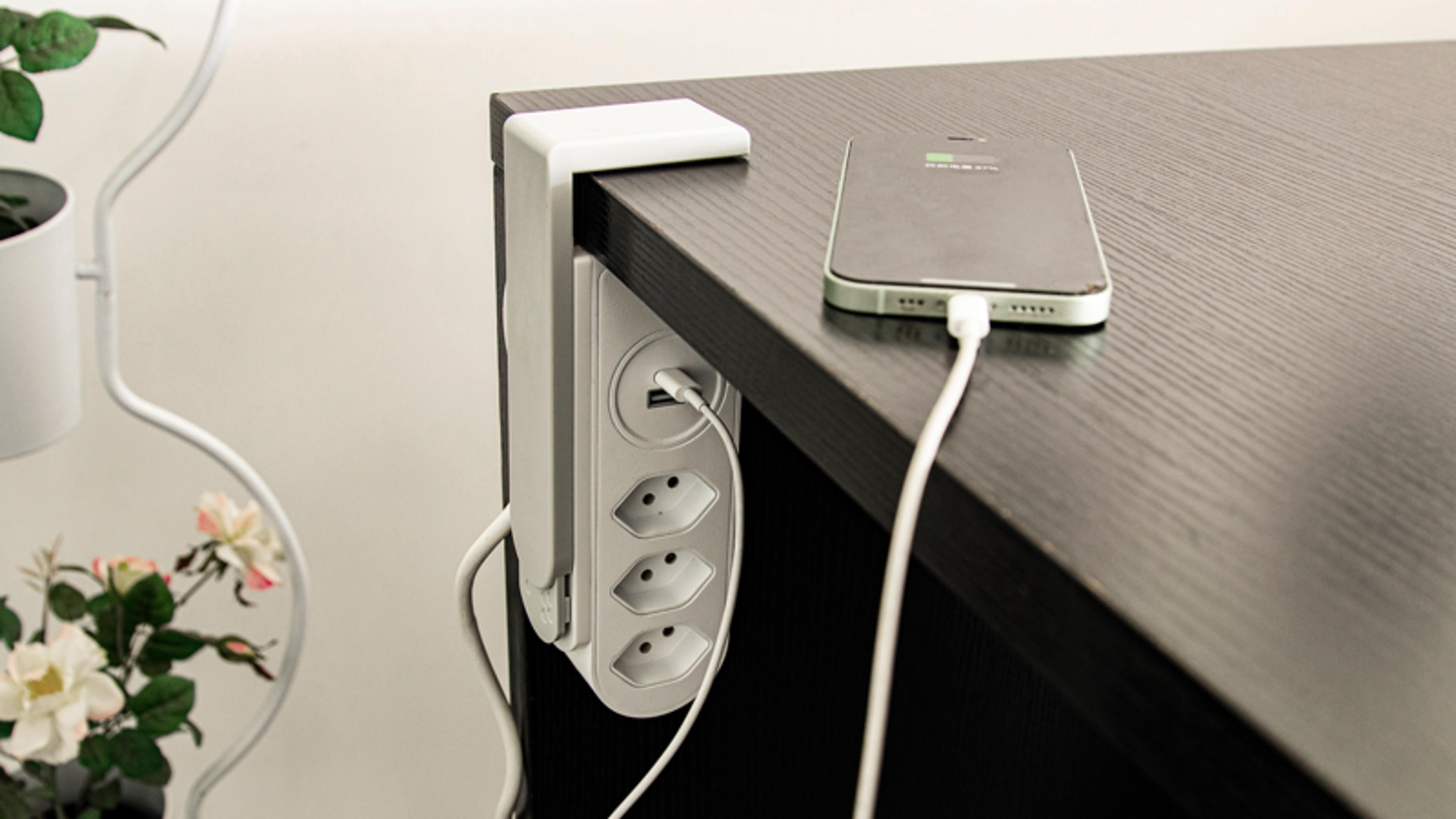 STEFFEN Power Strip USB-A/C 1.5m