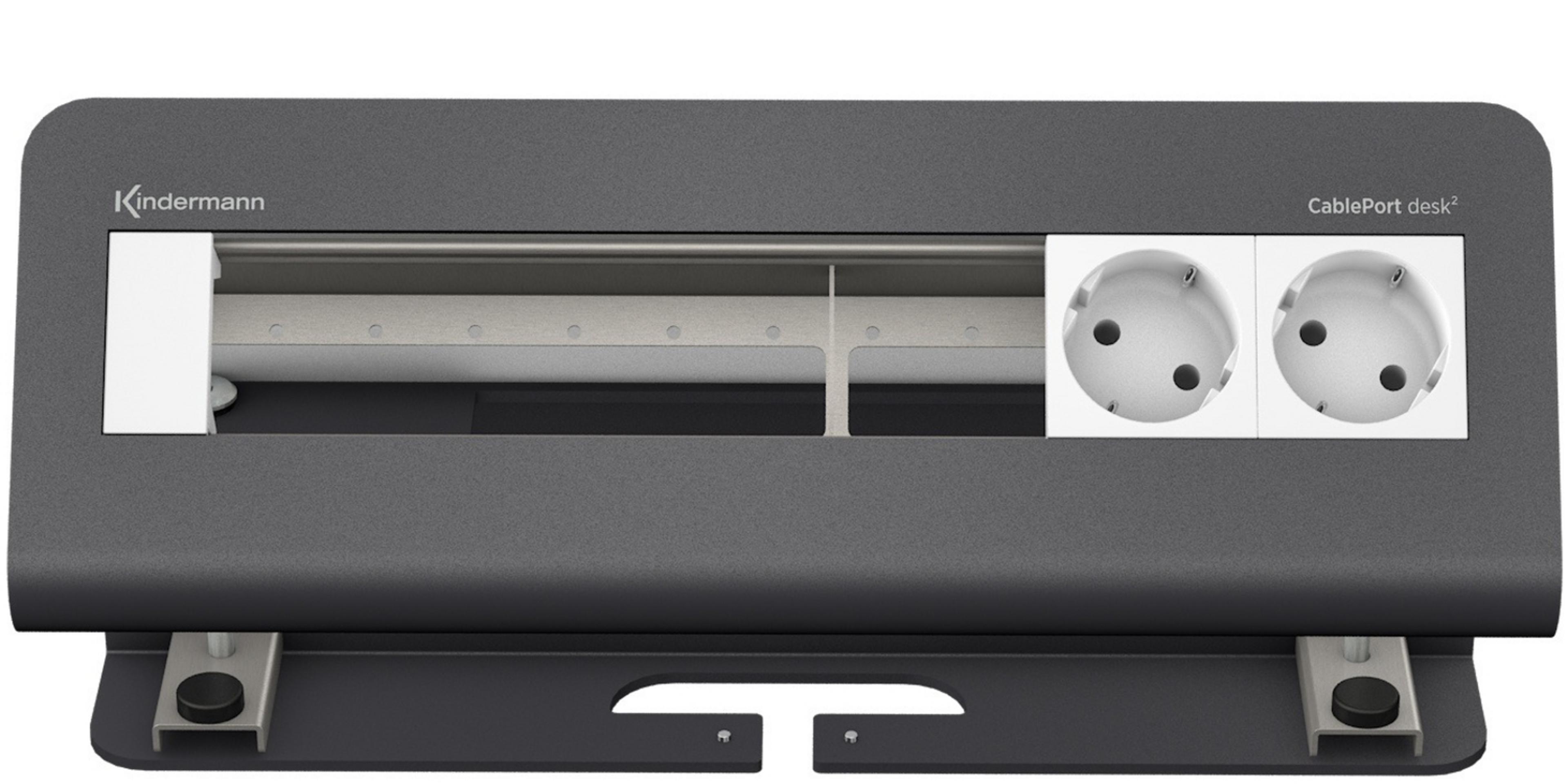 Kindermann CablePort desk² 6-fach