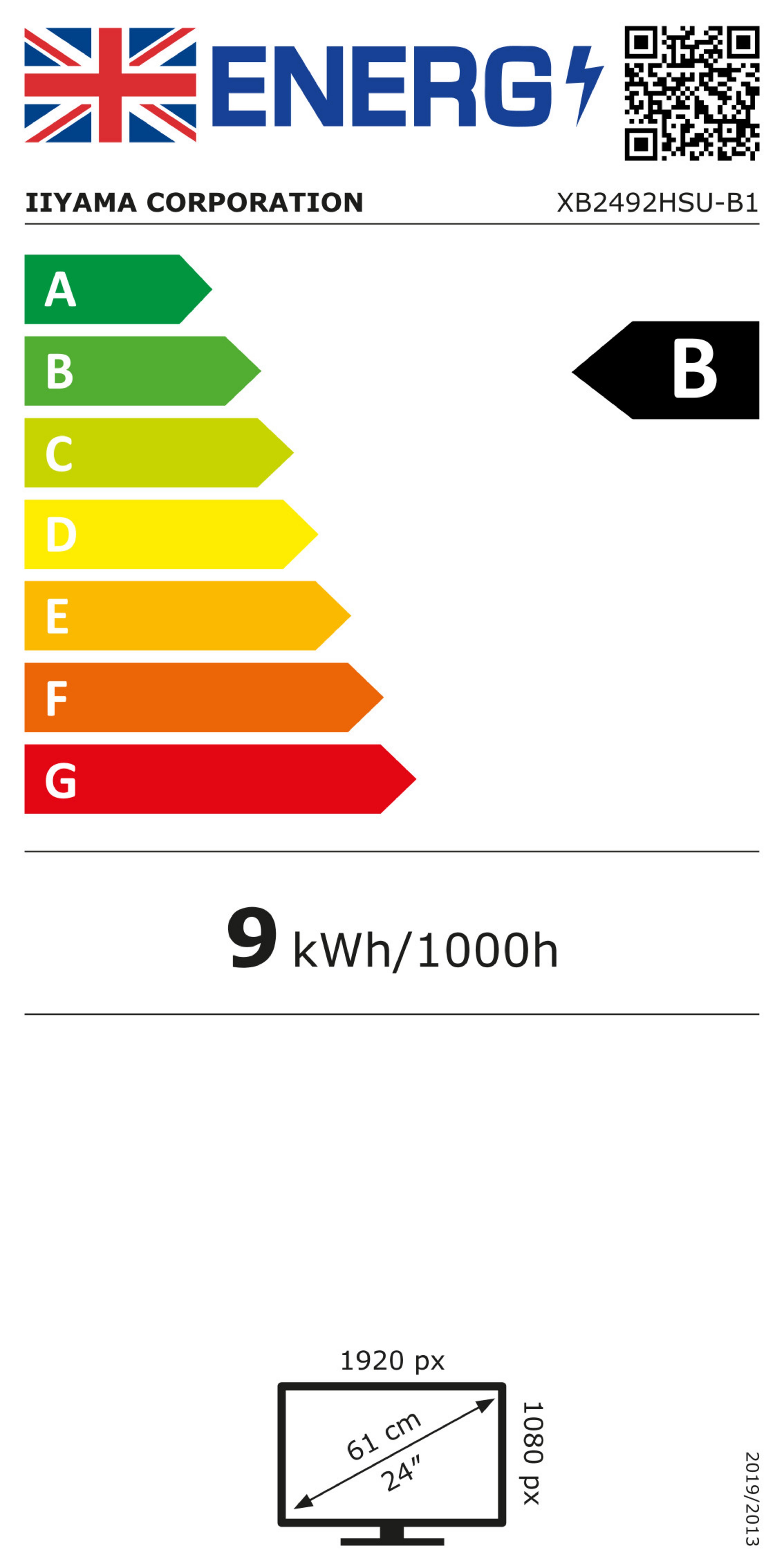 iiyama ProLite XB2492HSU-B1 Monitor