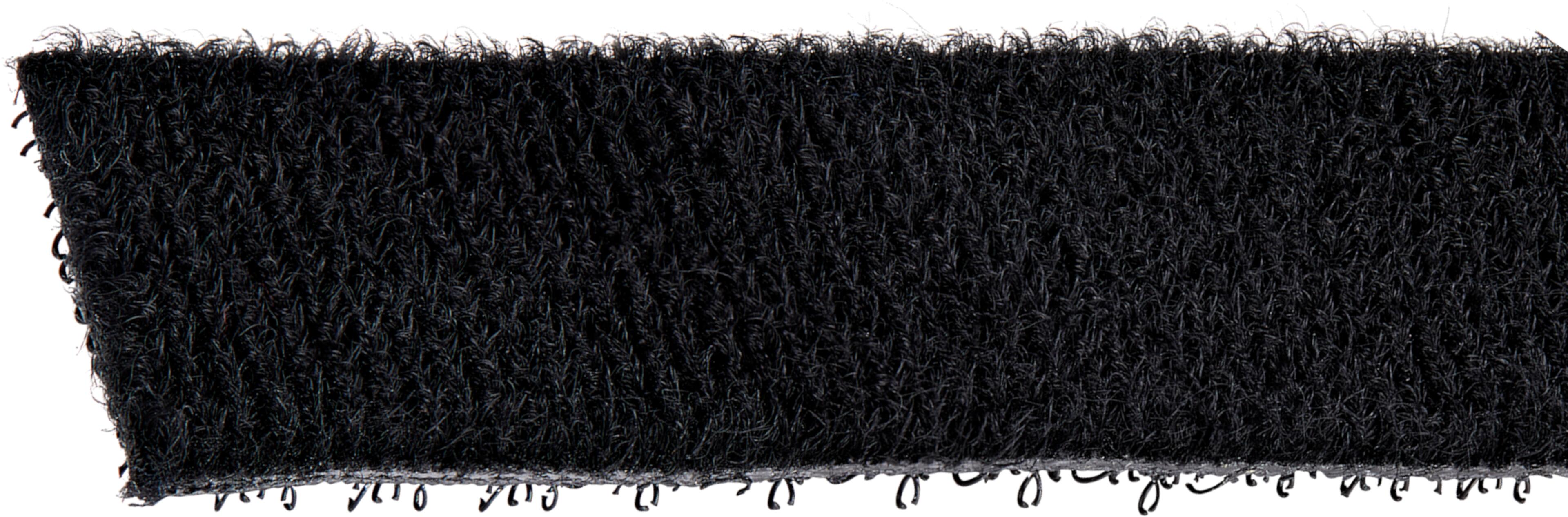 Hook-and-Loop Cable Tie Roll 15m Black