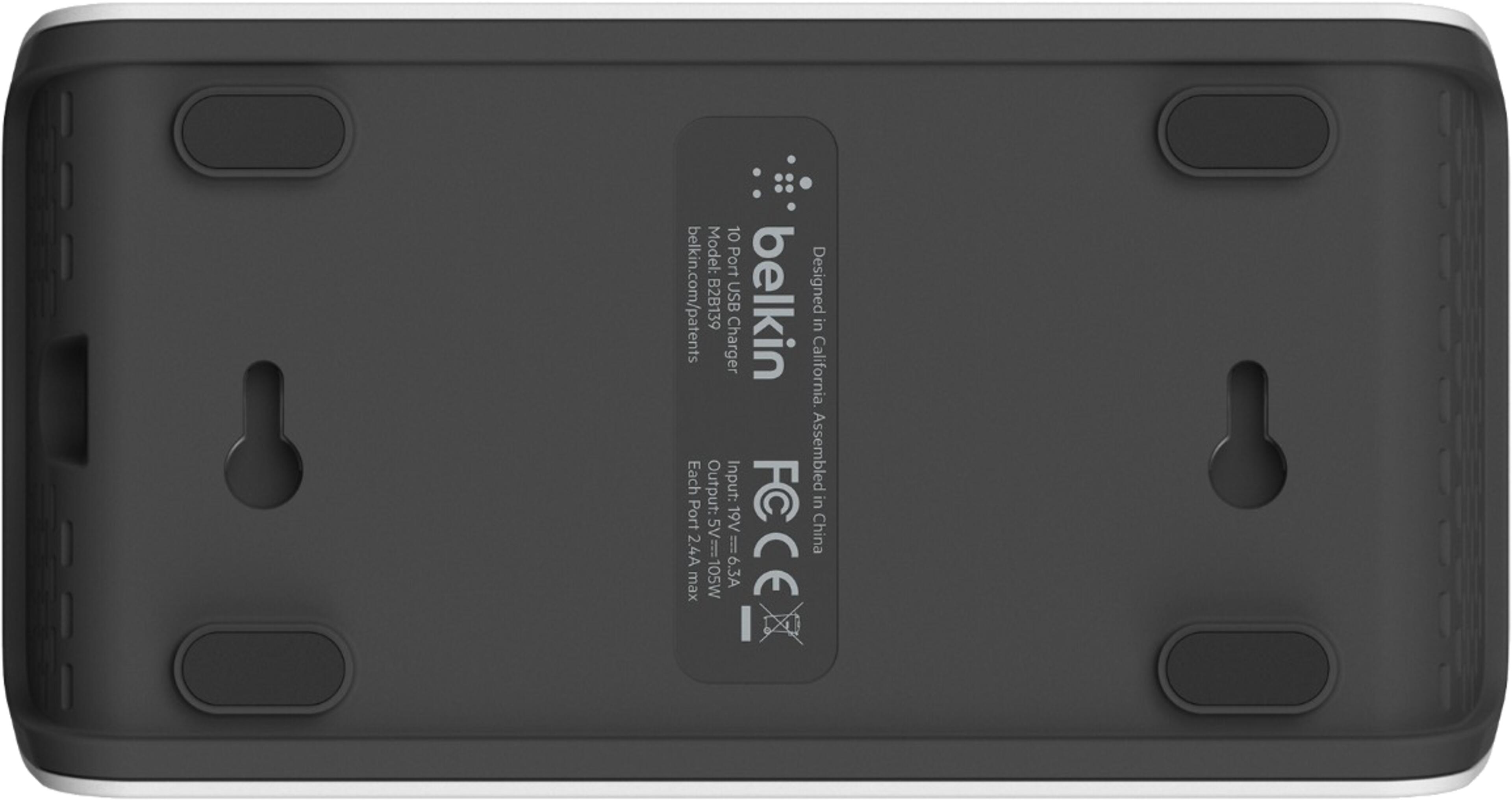 Belkin USB Charger 10-port White/Grey