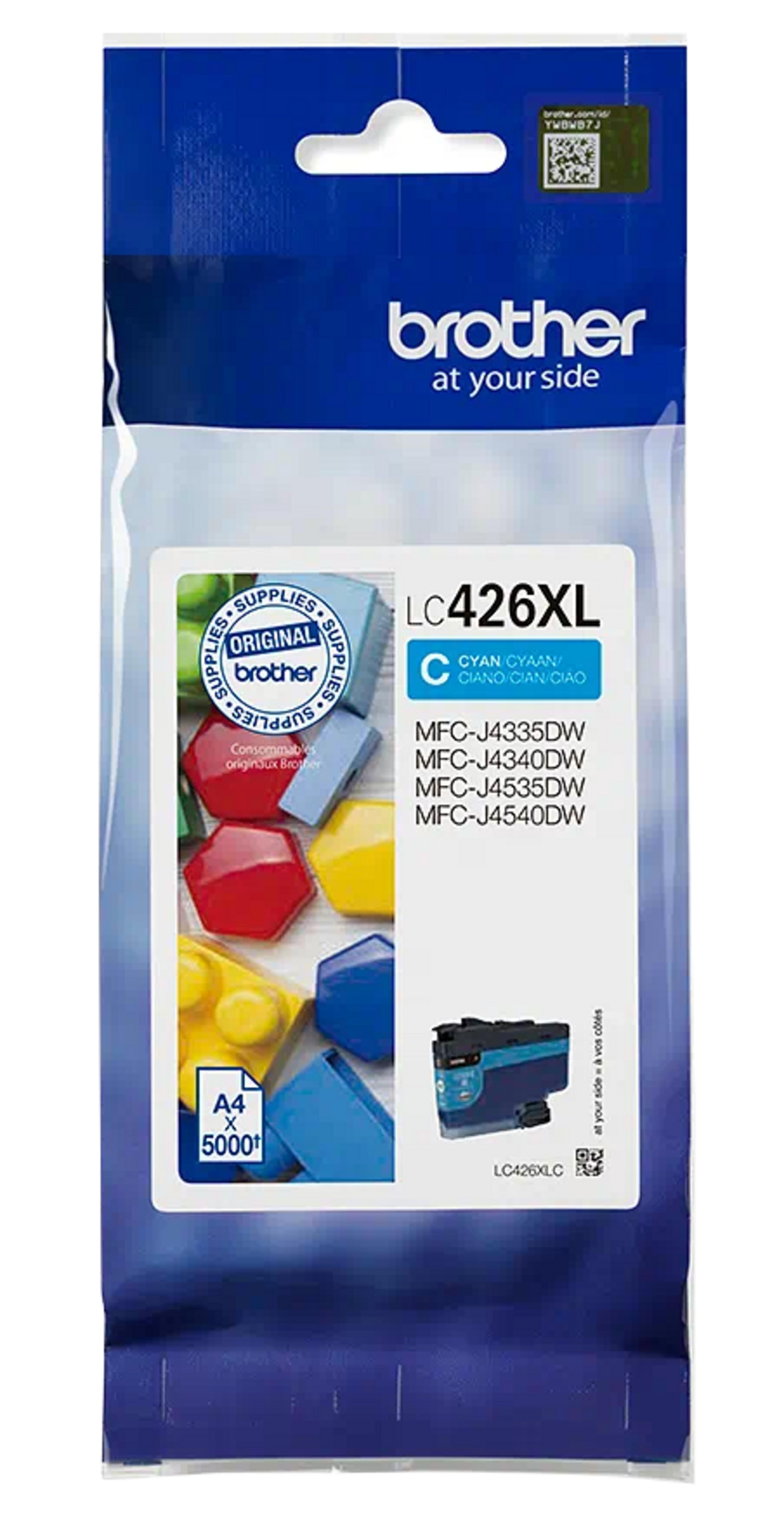 Encre Brother LC426XLC, cyan