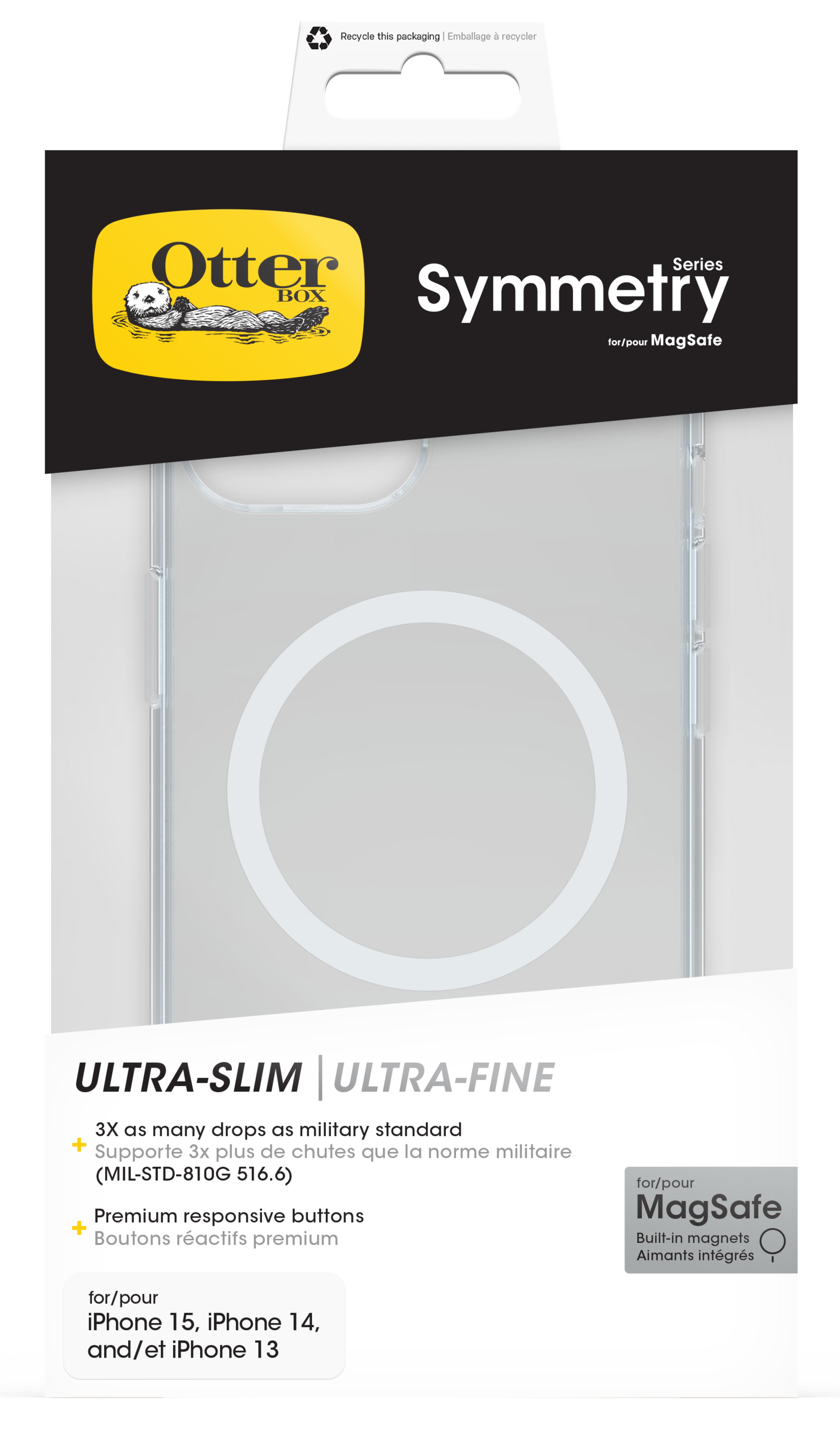 OtterBox Symmetry iPhone 16e/15/14/13 Cl