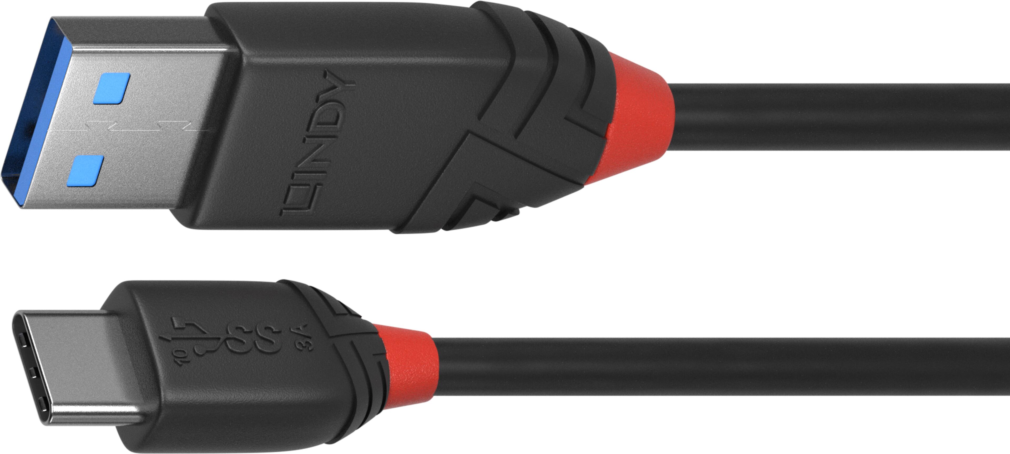 LINDY USB-A to USB-C Cable 1.5m