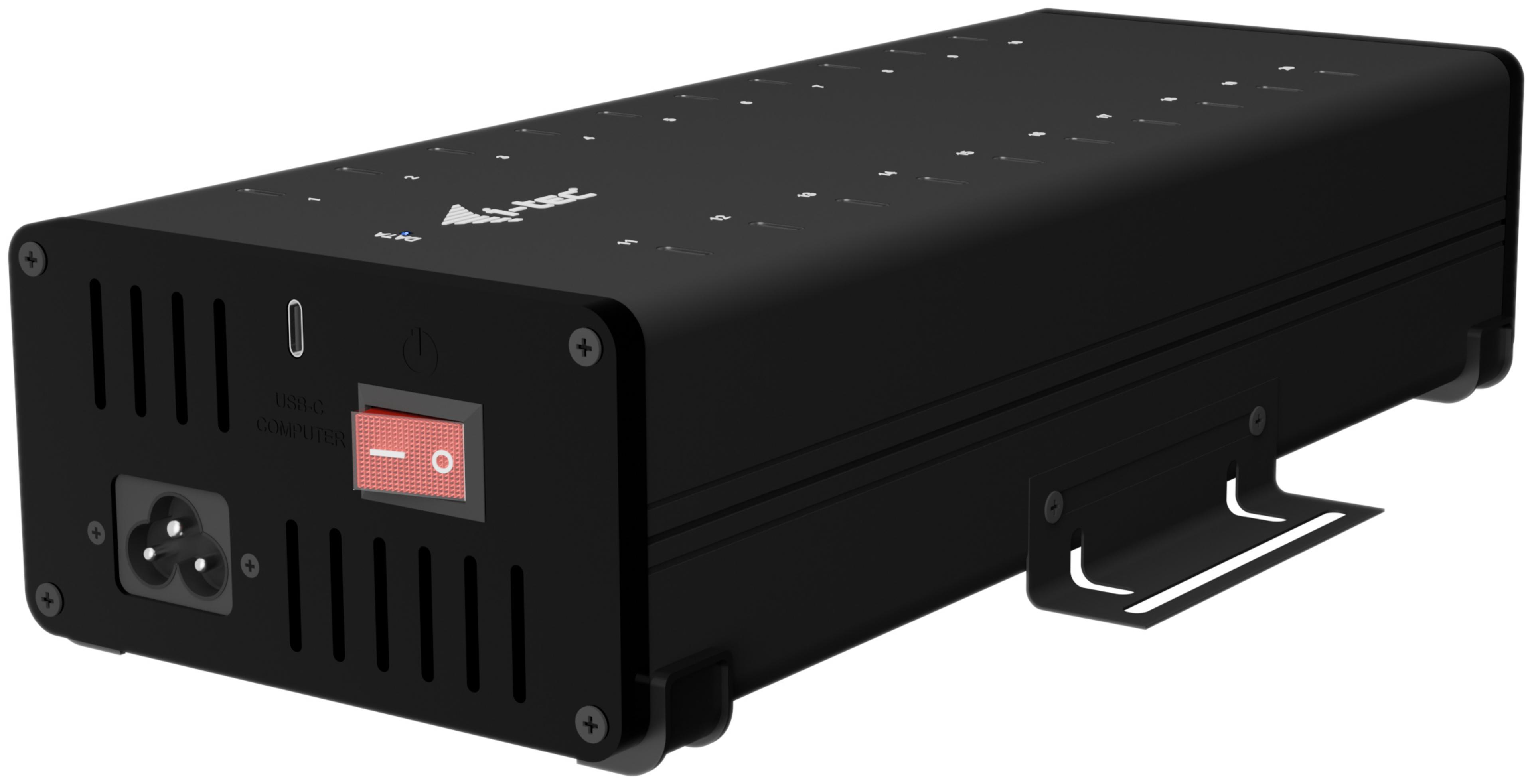 Station recharge USB i-tec 20 ports noir