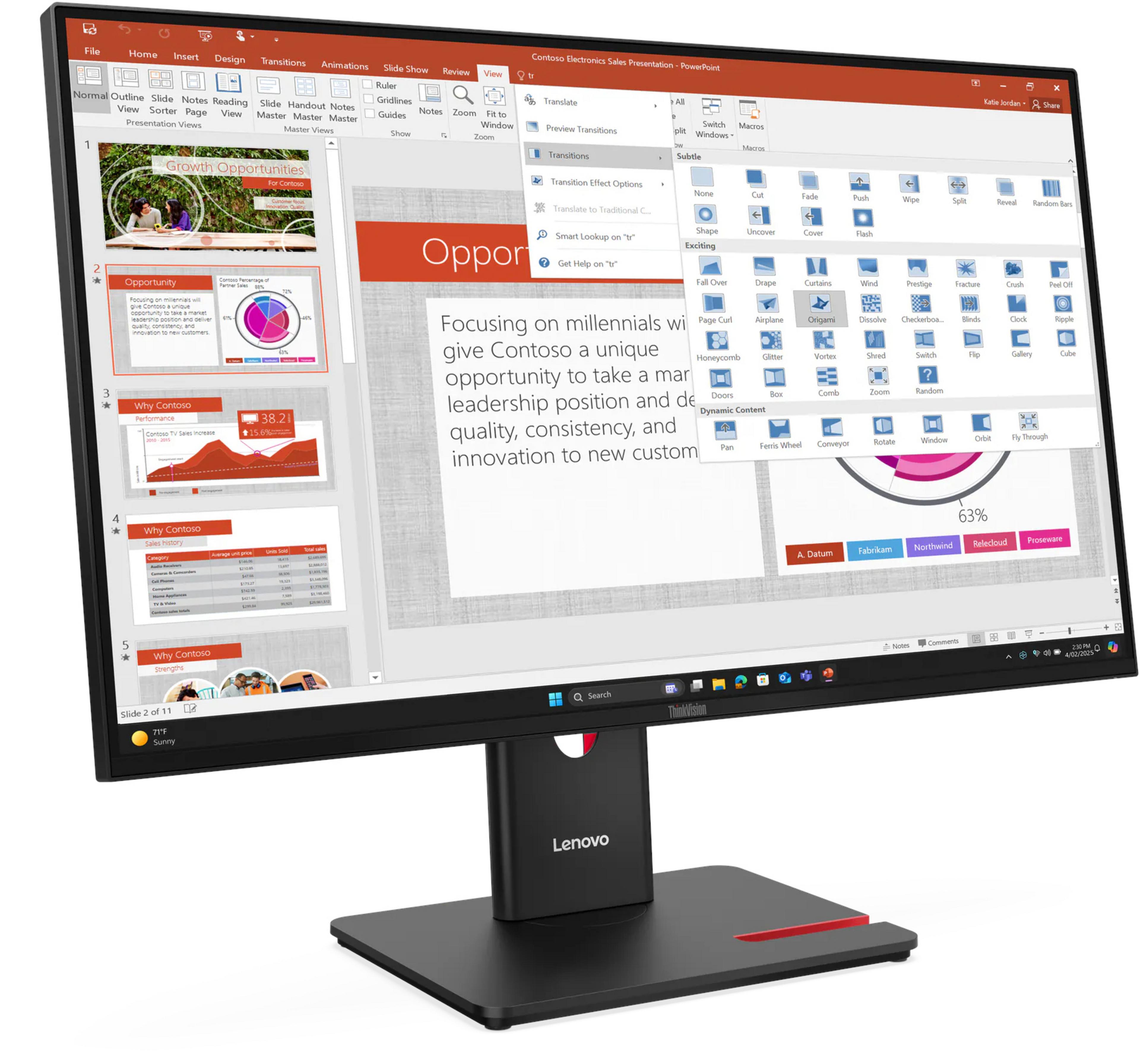 Lenovo ThinkVision T27-40 Monitor