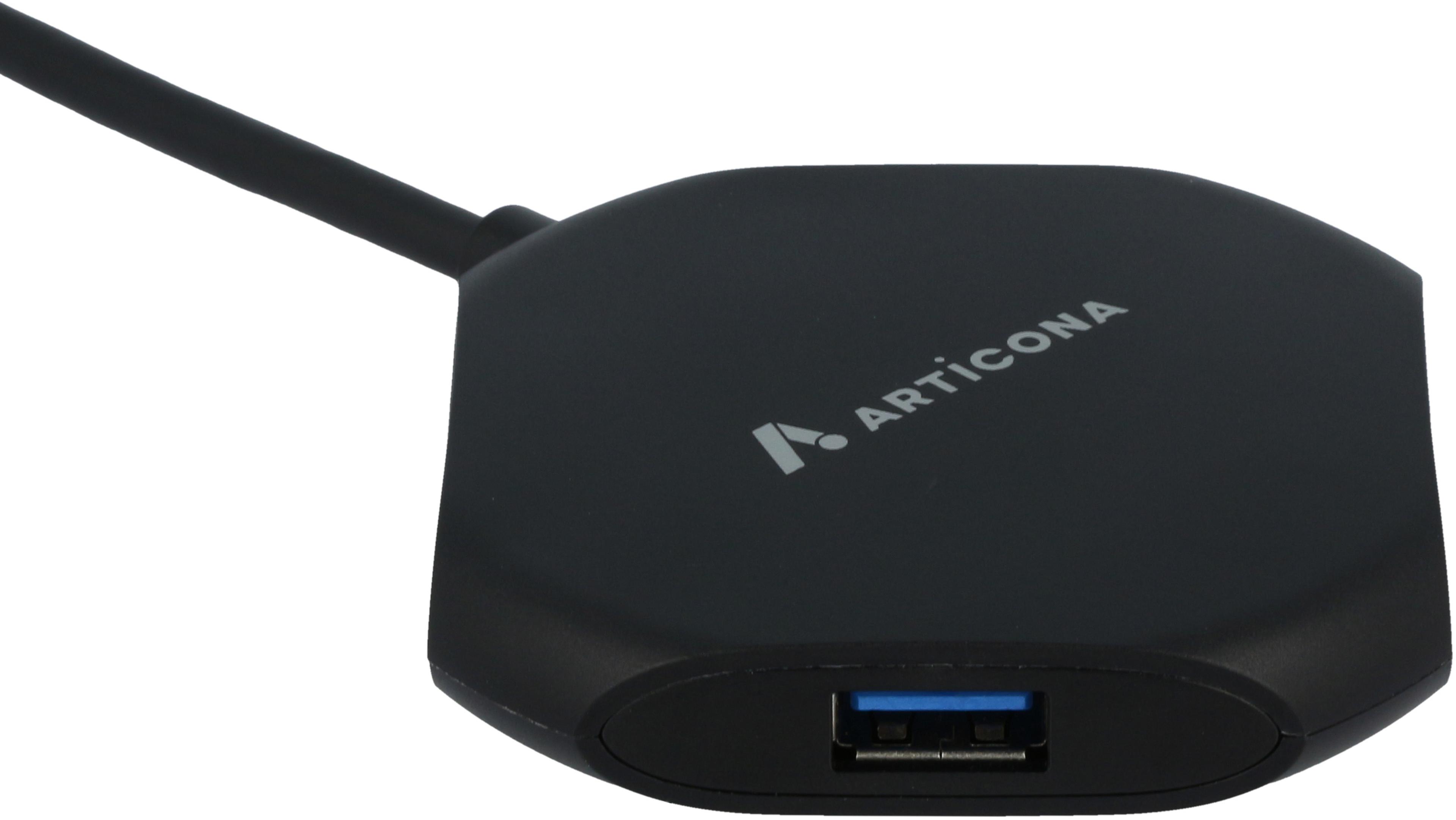 ARTICONA USB Hub 3.0 4-port USB-C Black
