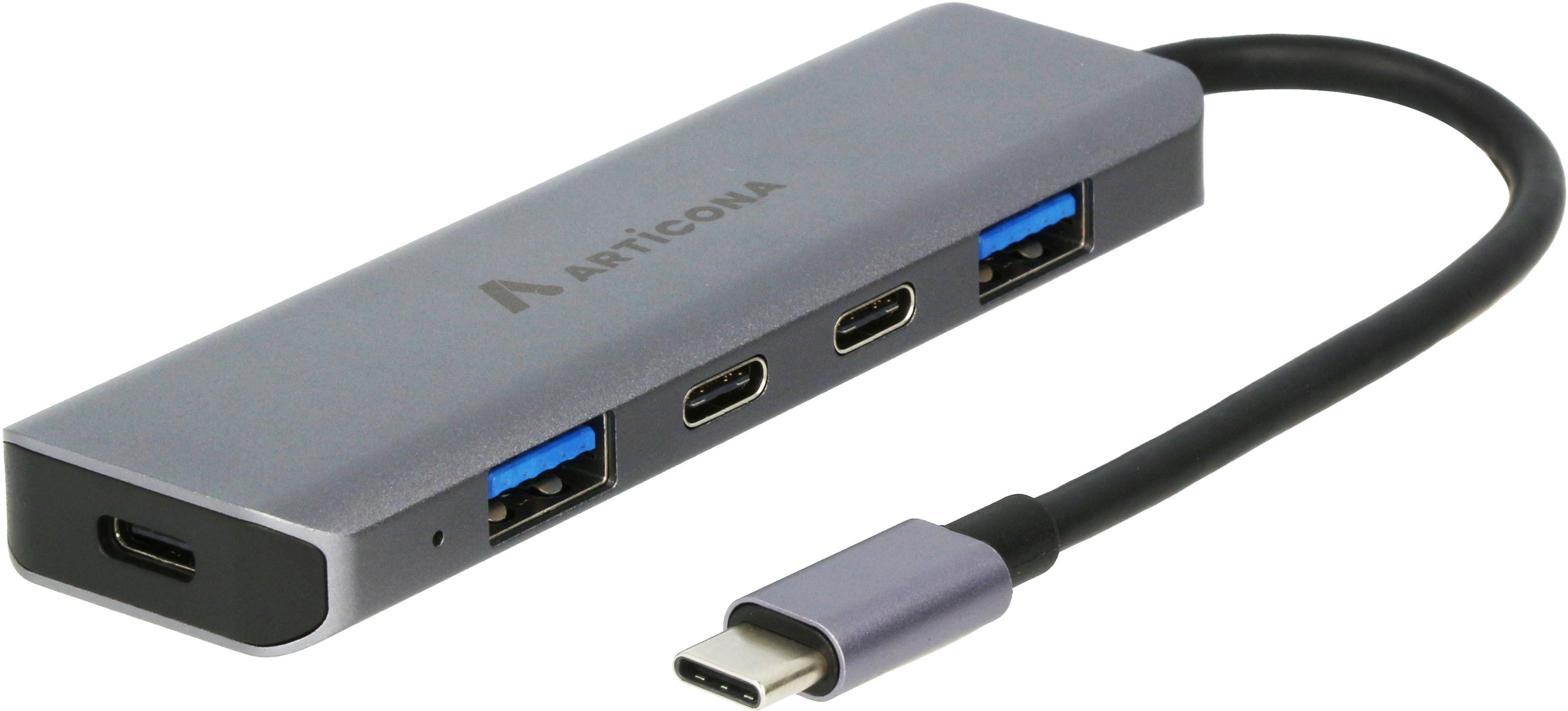 ARTICONA 4 portos USB-C 3.1 hub