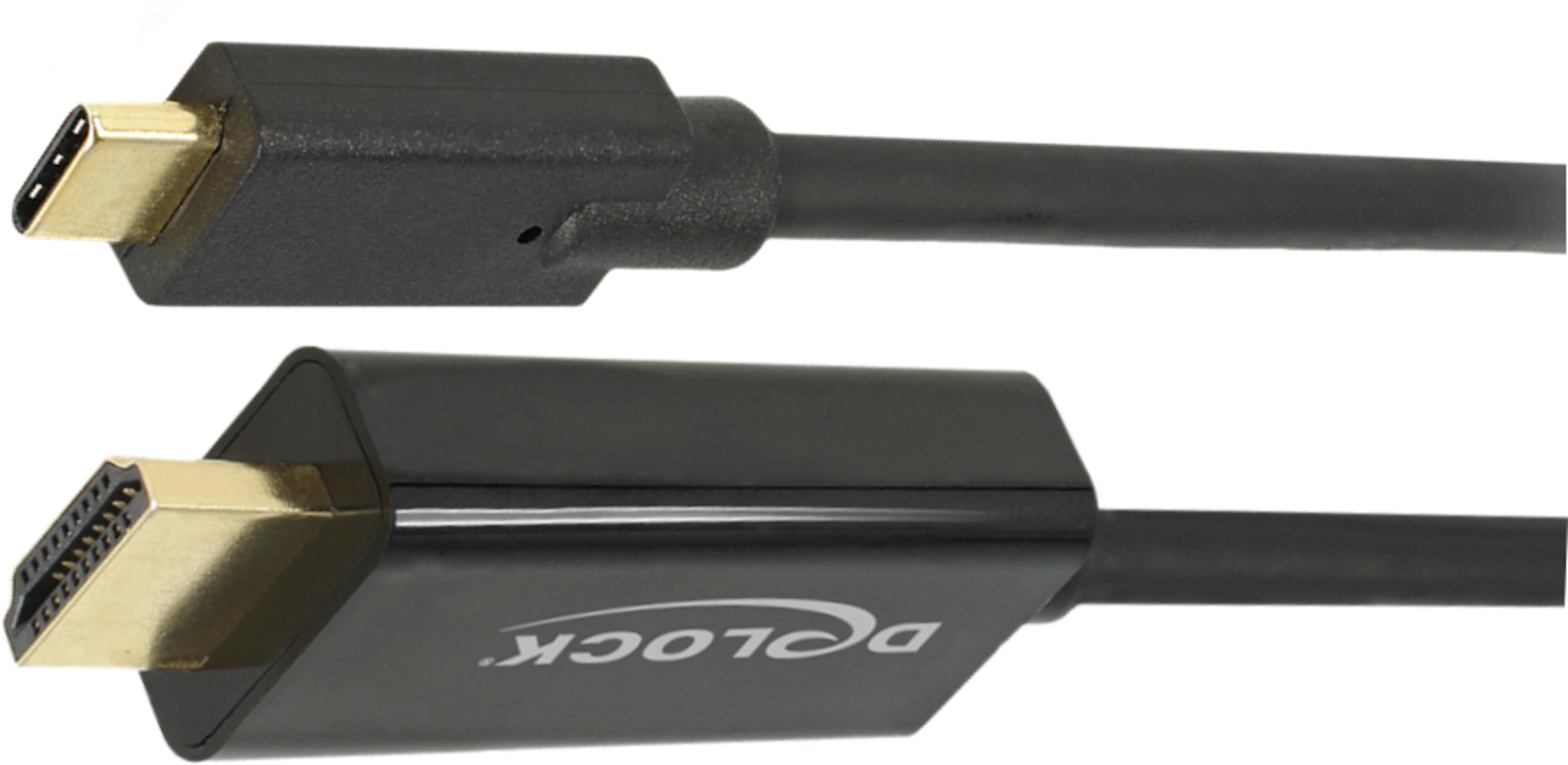 Cable USB Type-C/m - HDMI/m 3m Black