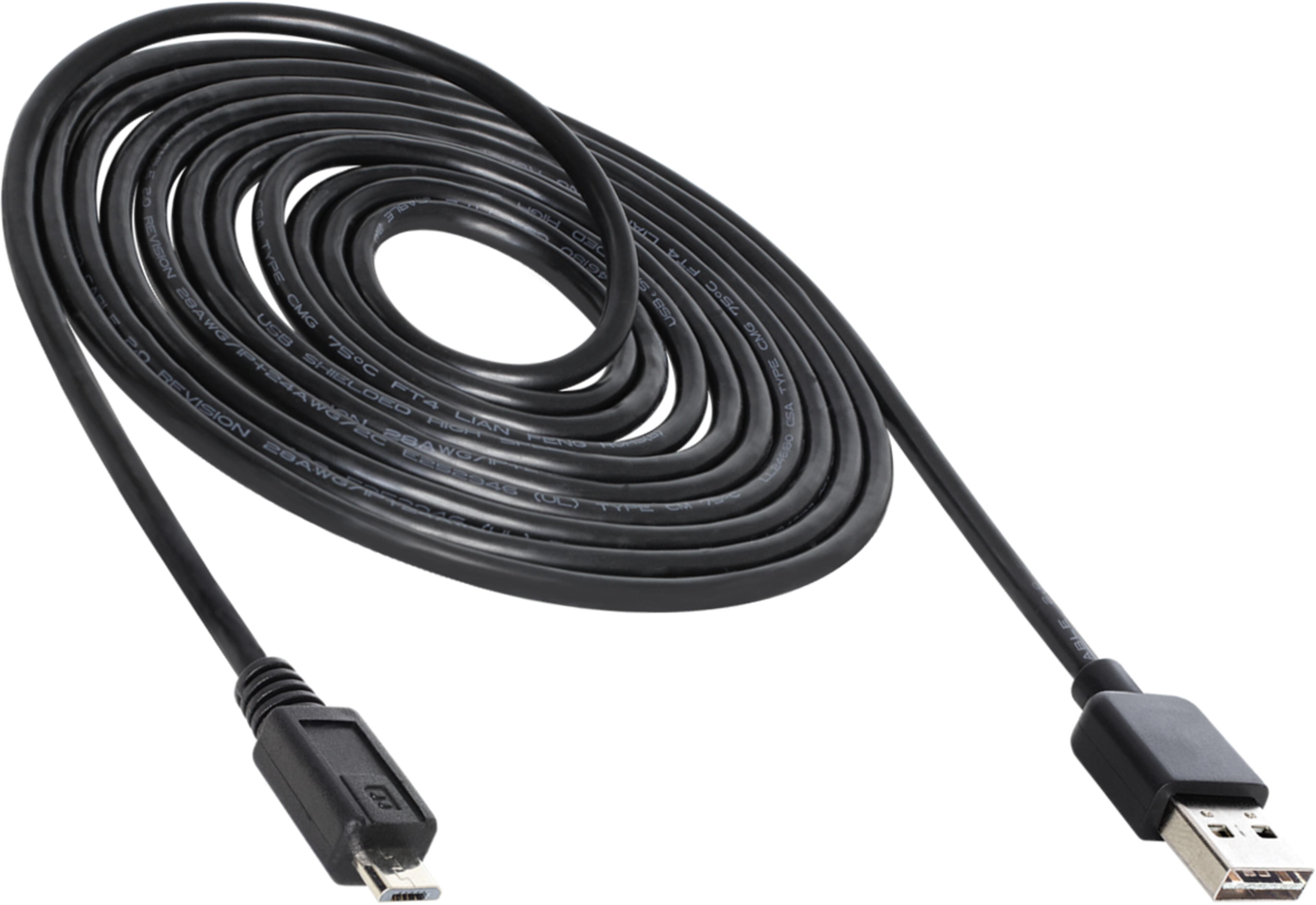 Delock USB EasyA - Micro-B kábel 3 m