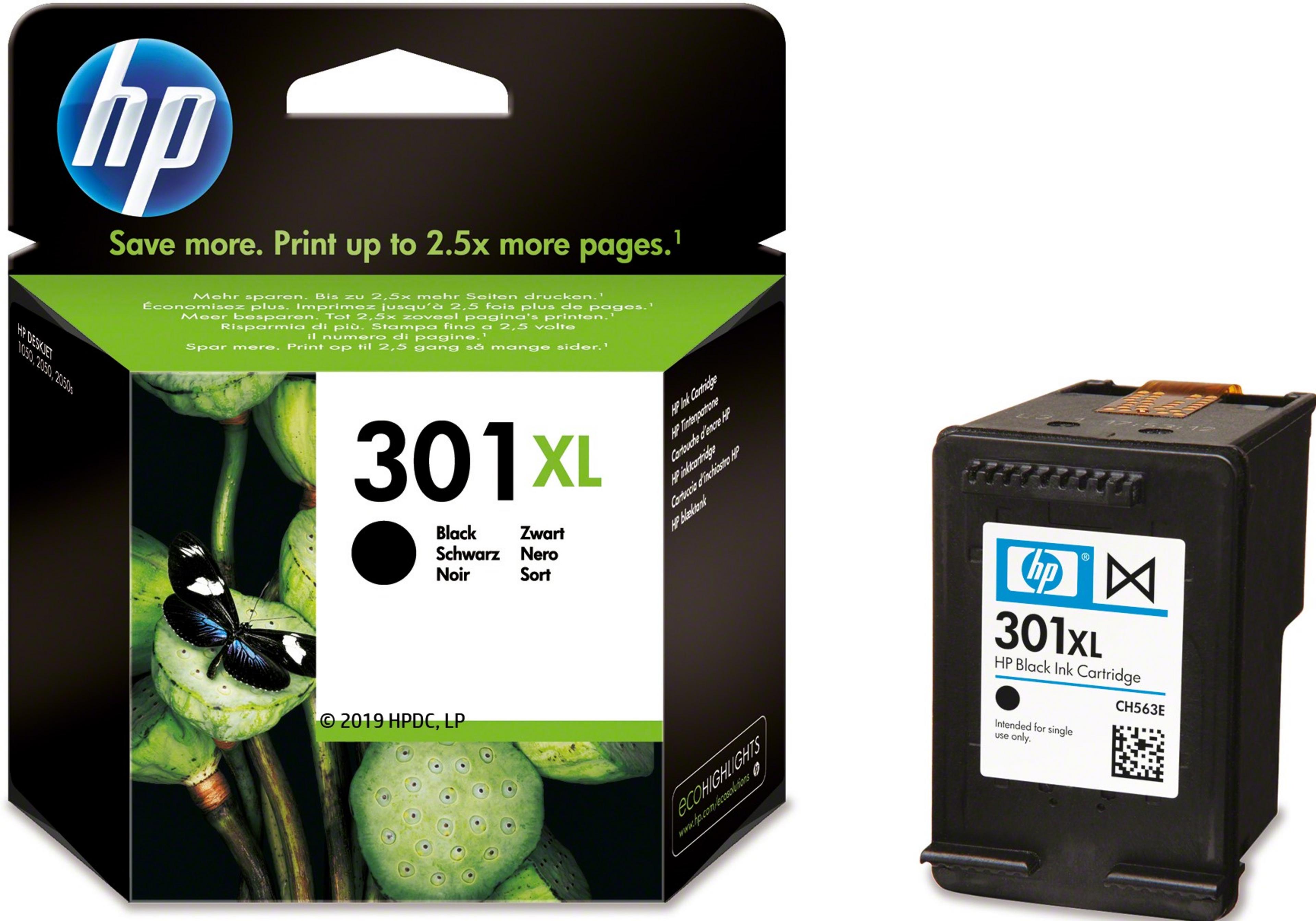 Encre HP 301XL, noir