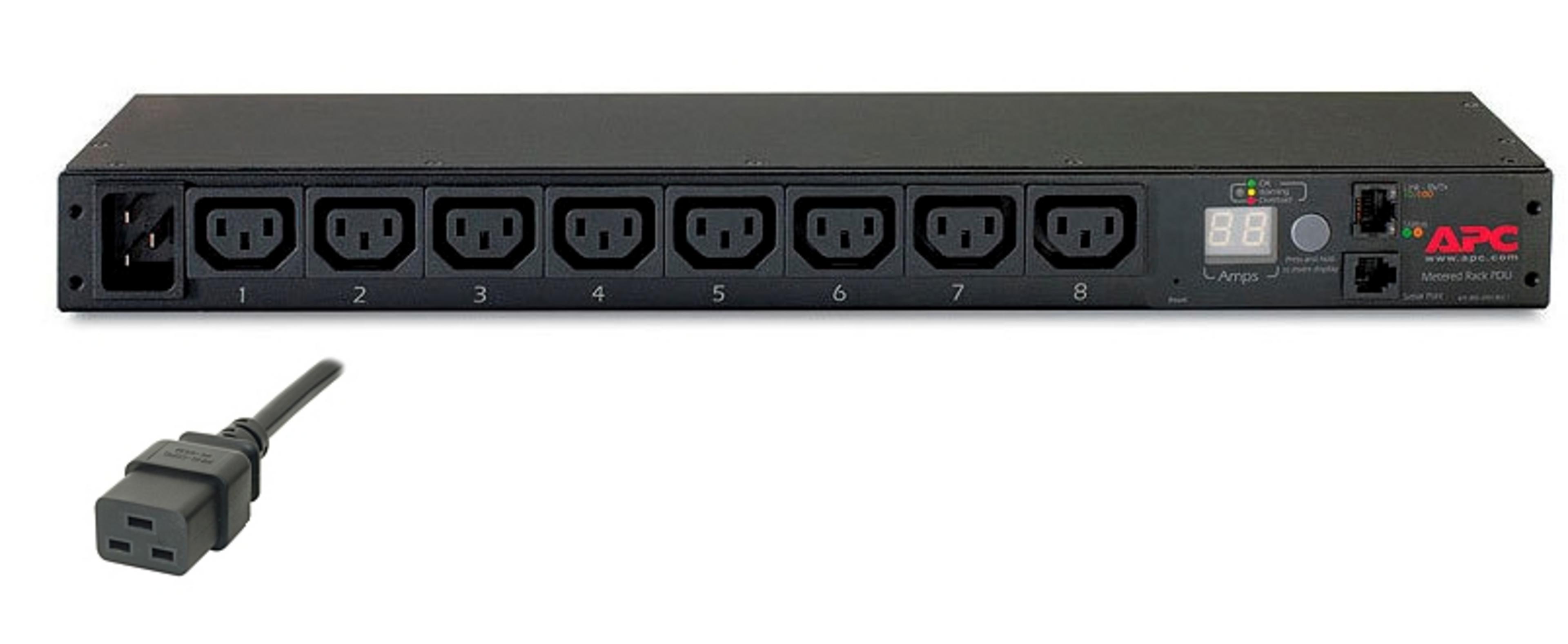 PDU APC mesurée, monophasée 16A IEC320