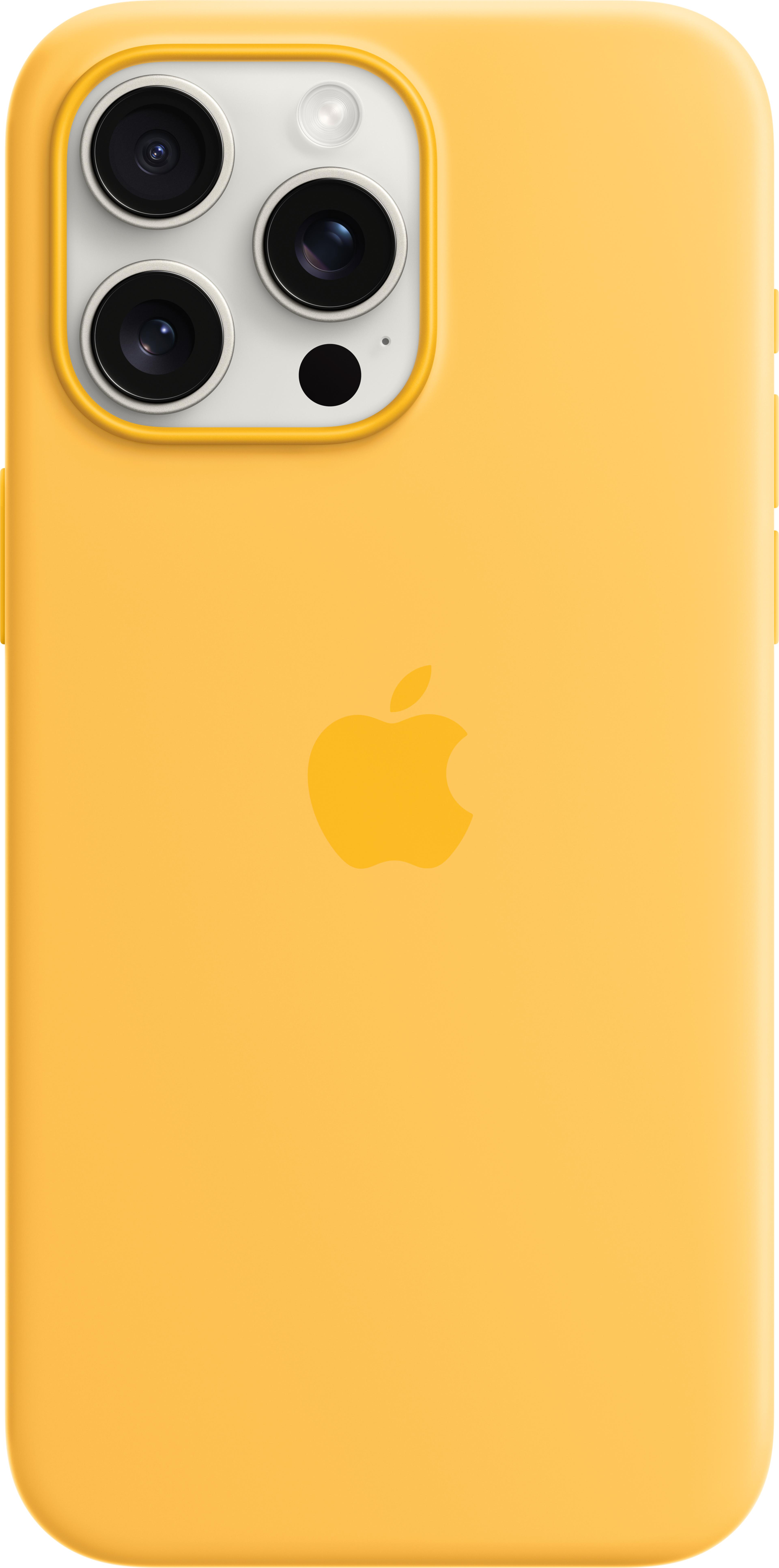 Capa silic. Apple iPhone 15 ProMax amar.