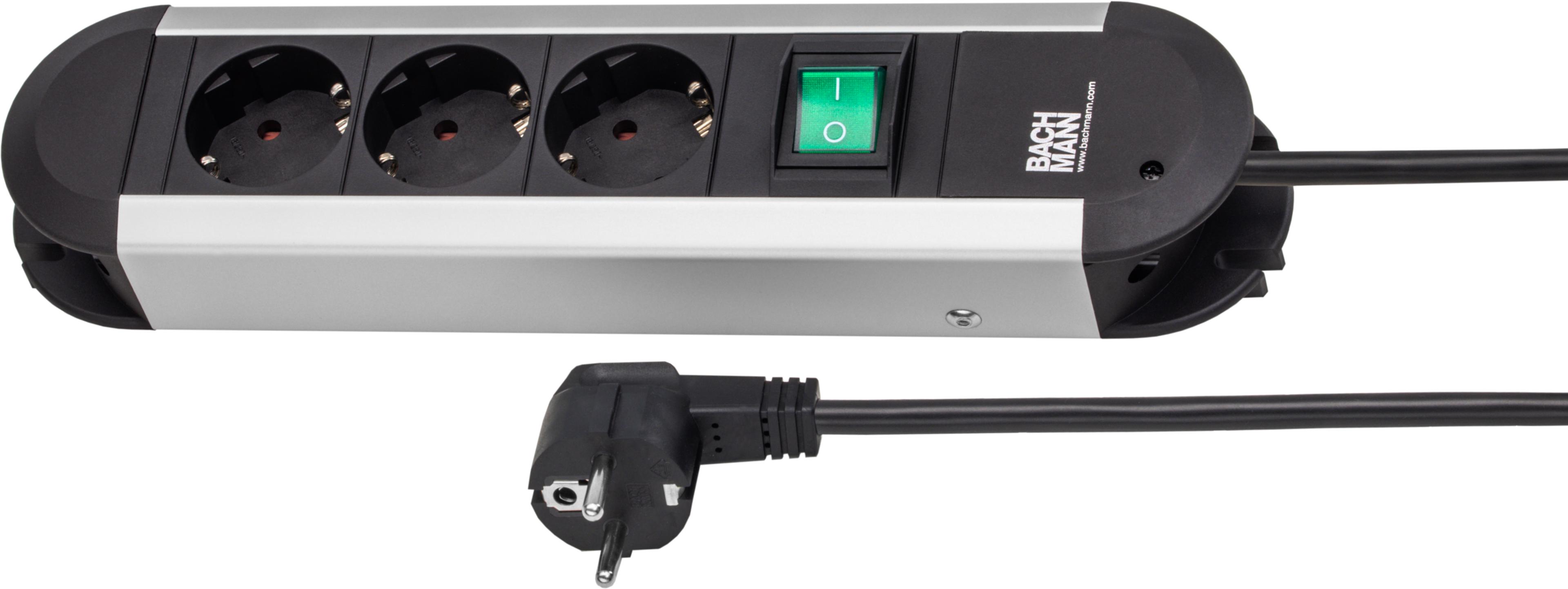 Steckdosenleiste PRIMO 3fach 2 m