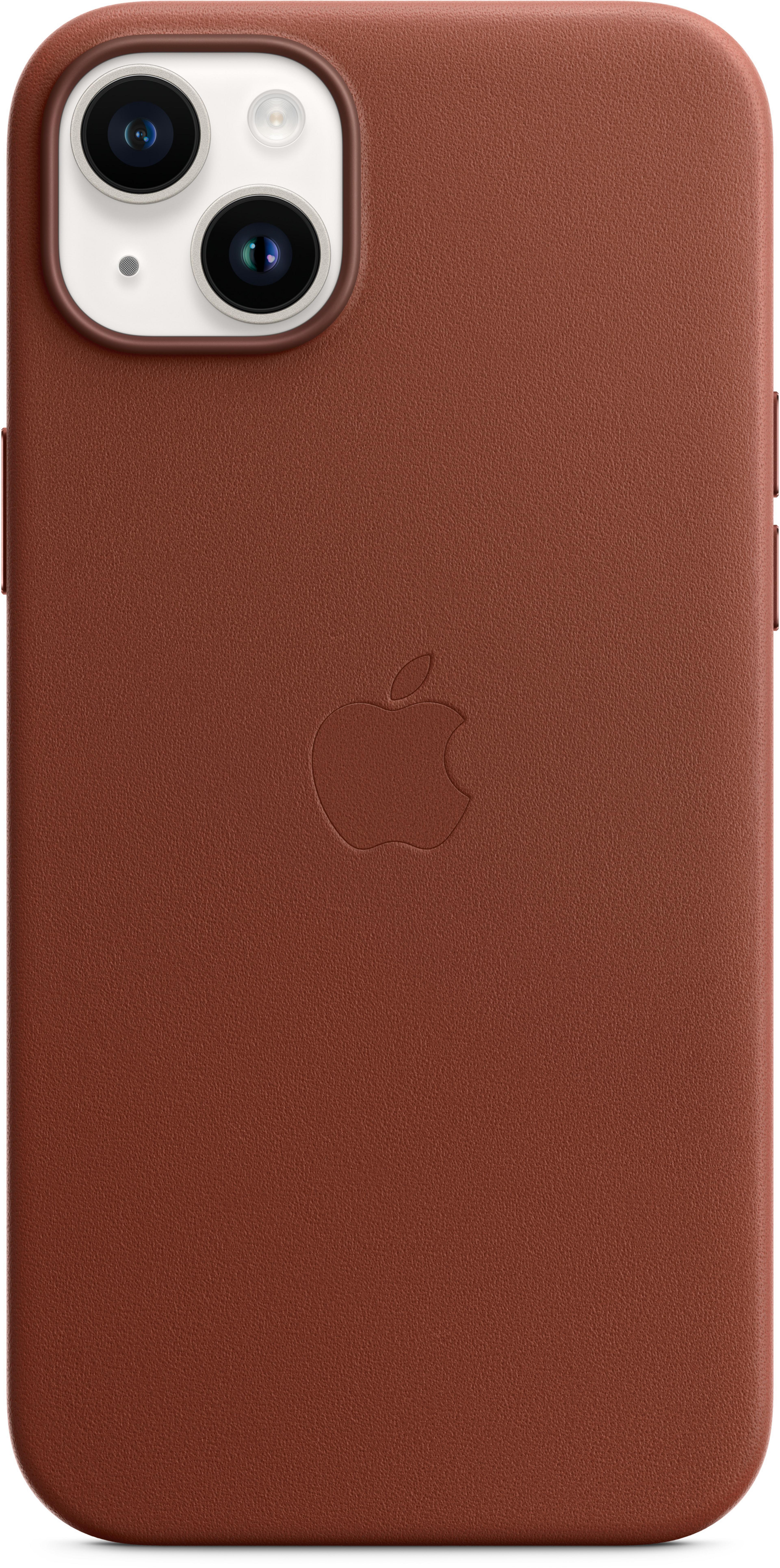 Apple iPhone 14 Plus Leather Case Umber