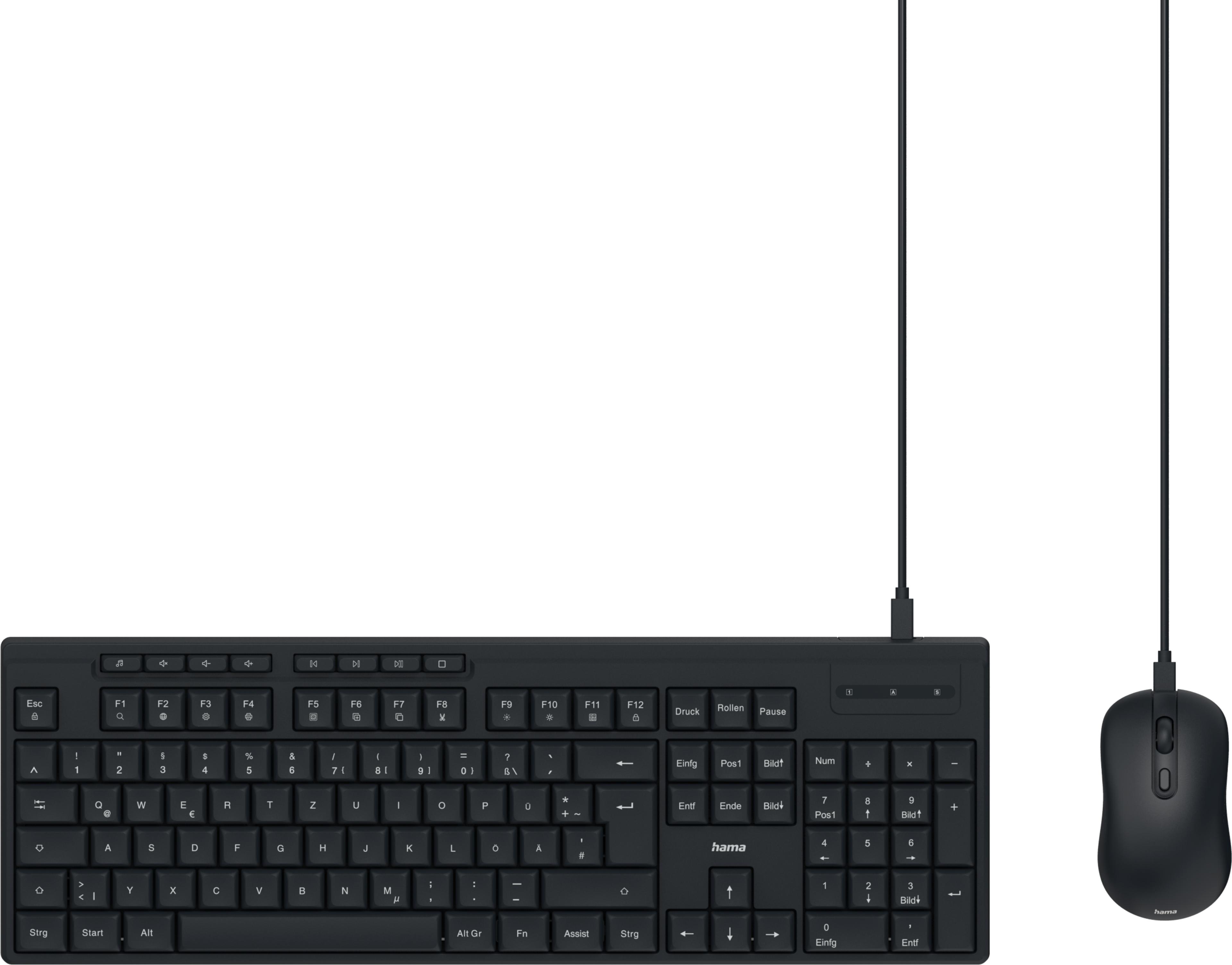 Hama CKM-200 Tastatur und Maus Set