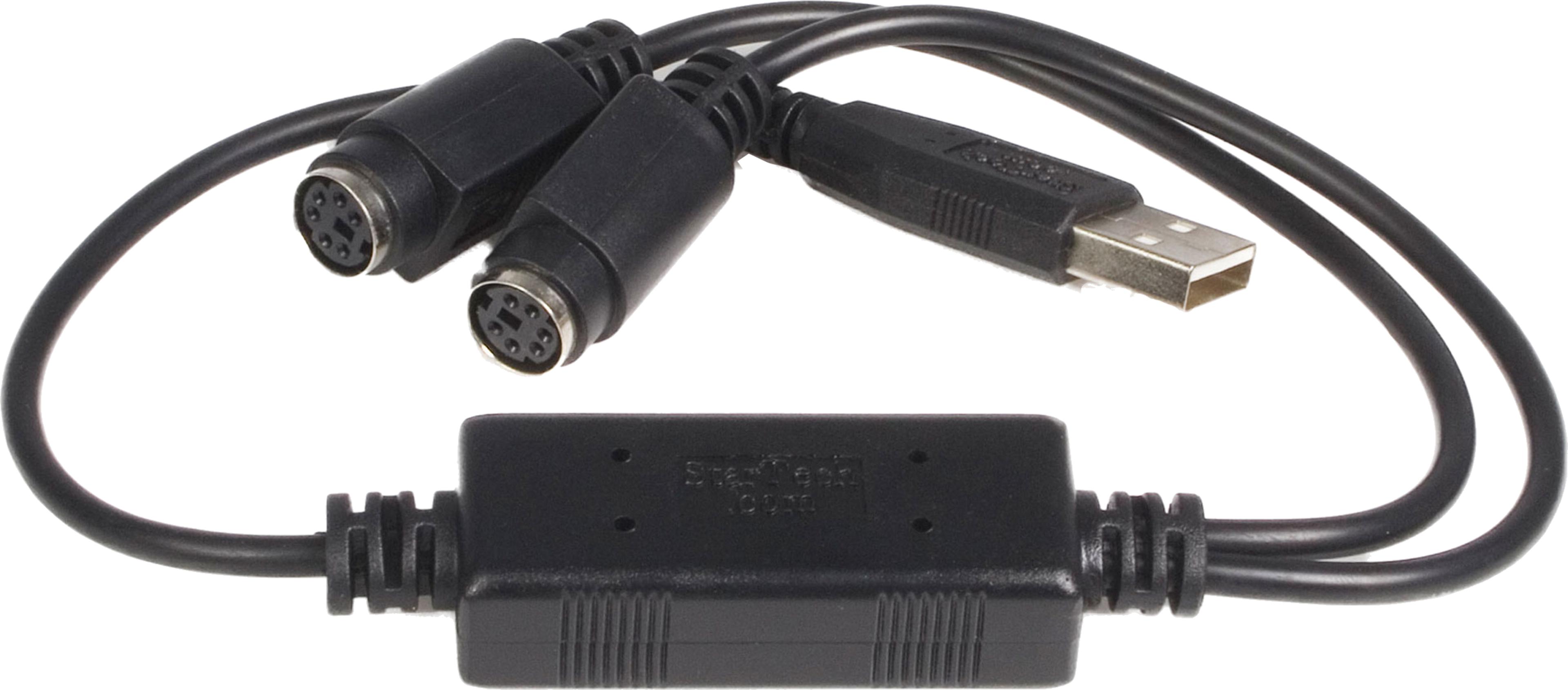Adapter USB-A csatlak. - 2x PS/2 aljzat