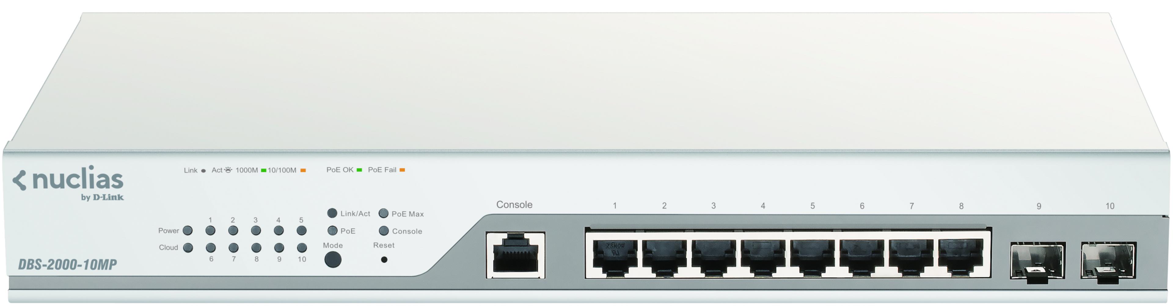 Nuclias DBS-2000-10MP PoE Switch