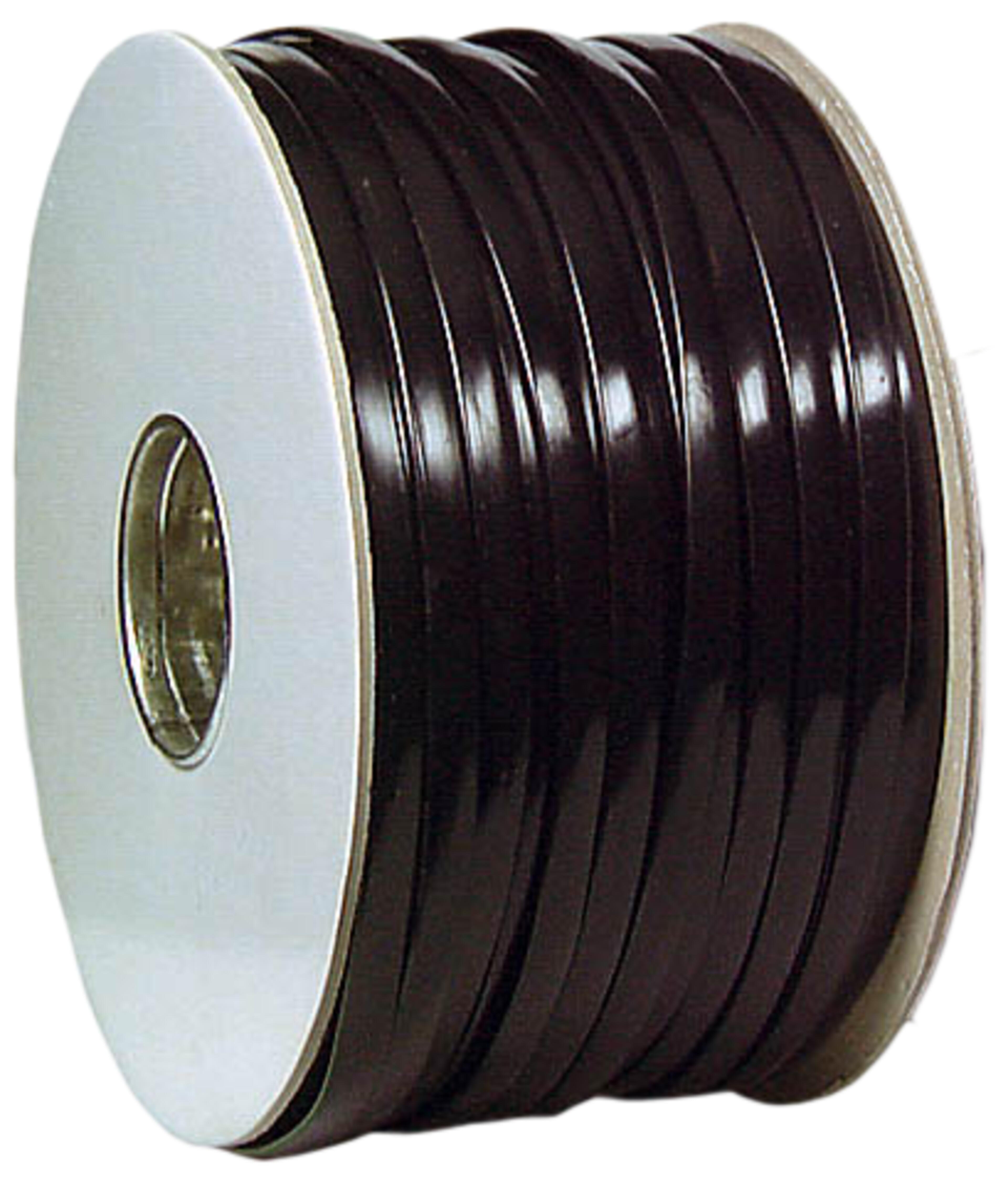 Flat Cable 4-core 100m Roll Black