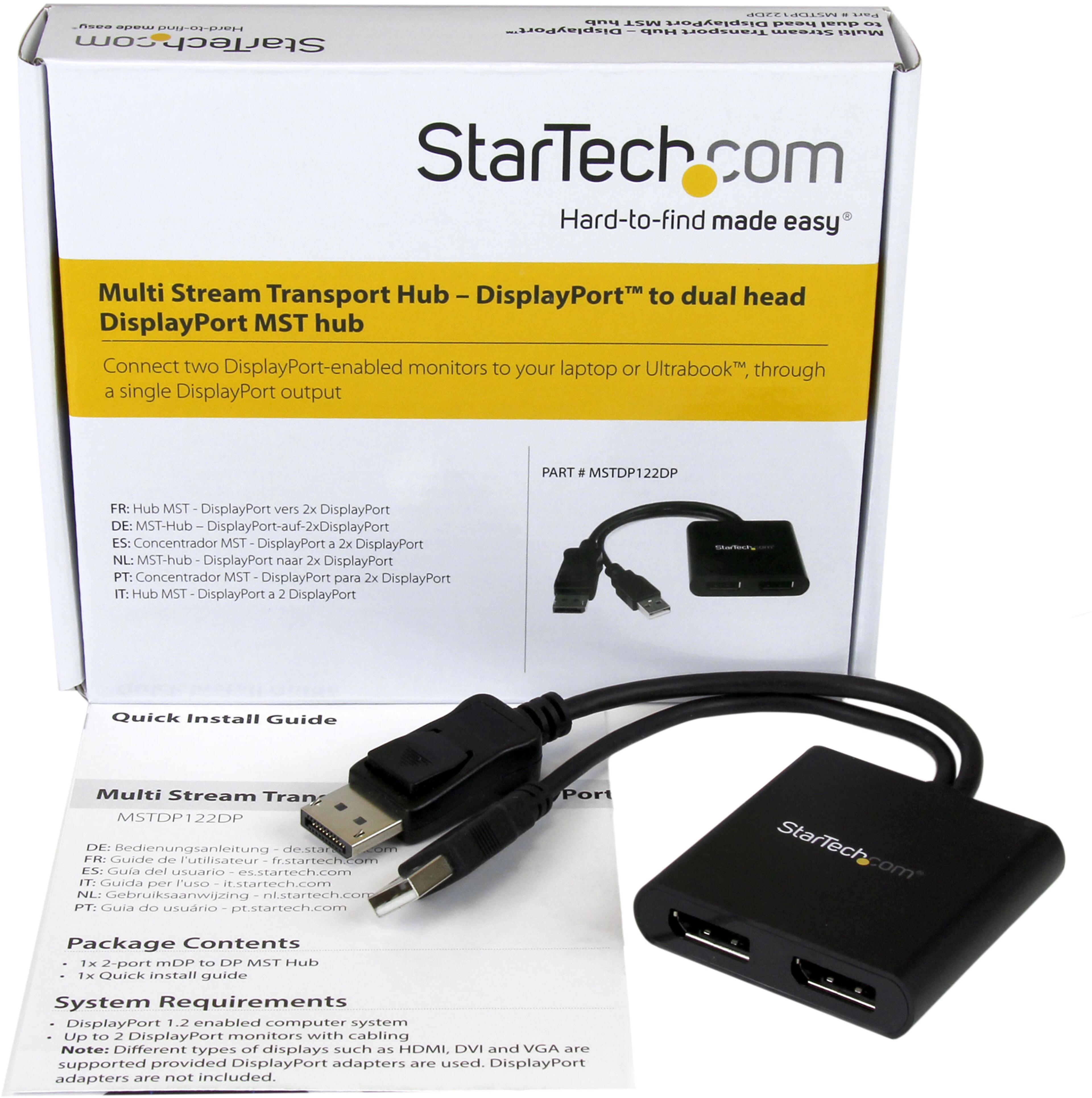 StarTech DisplayPort - 2xDP MST-Hub