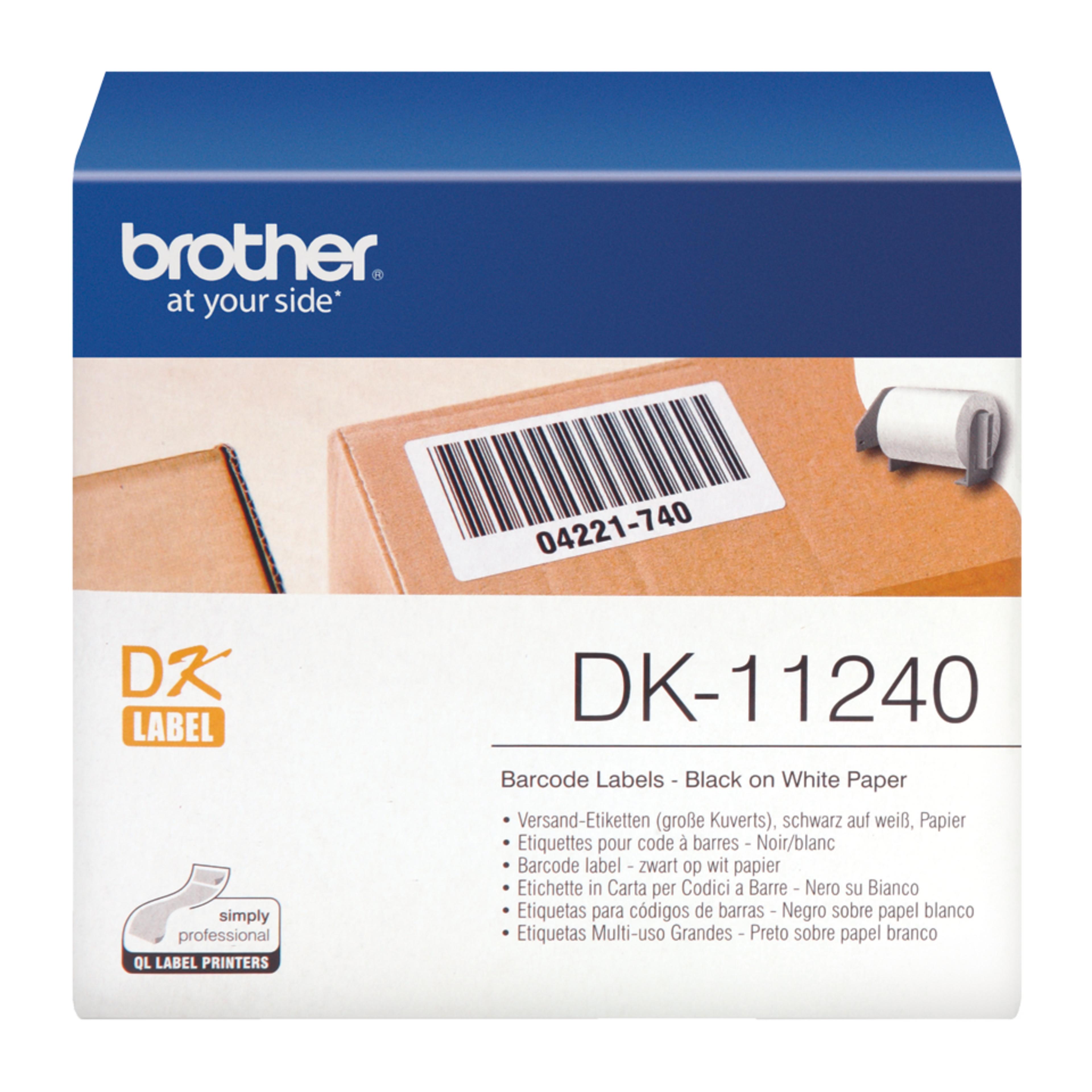 Brother 102x51mm cím etikett fehér