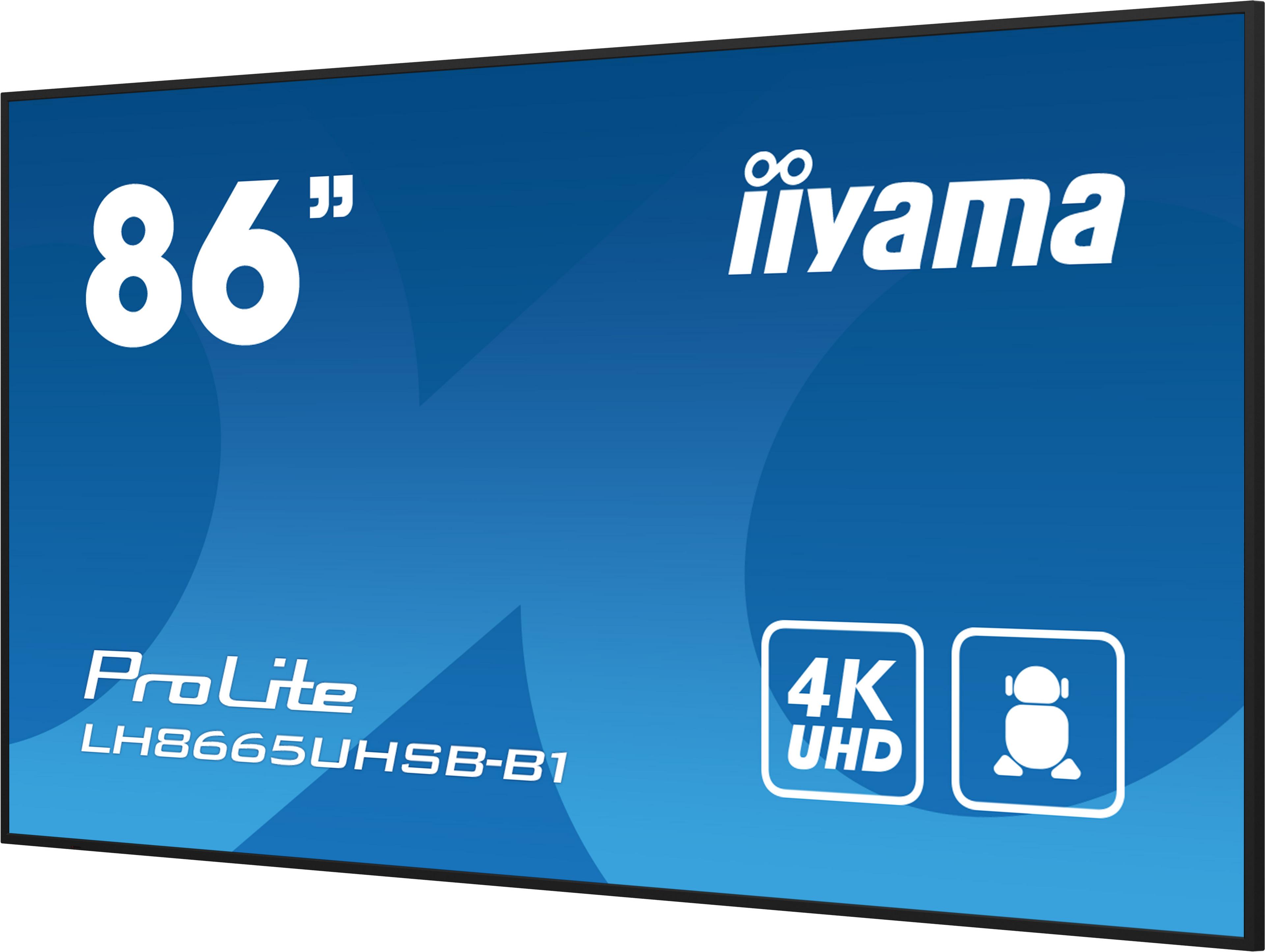 iiyama ProLite LH8665UHSB-B1 Display