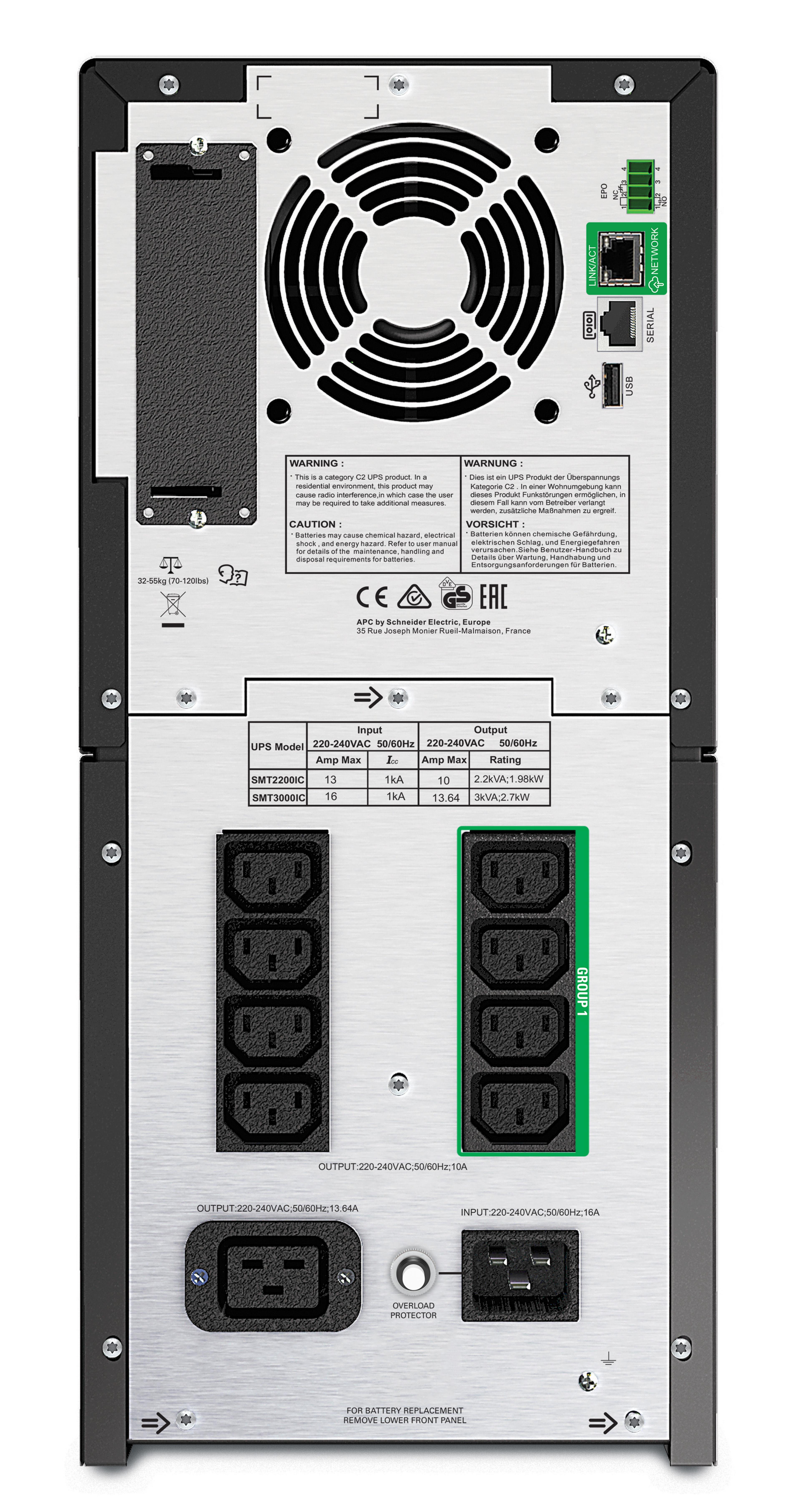 APC Smart UPS 2200VA LCD C, USV 230V
