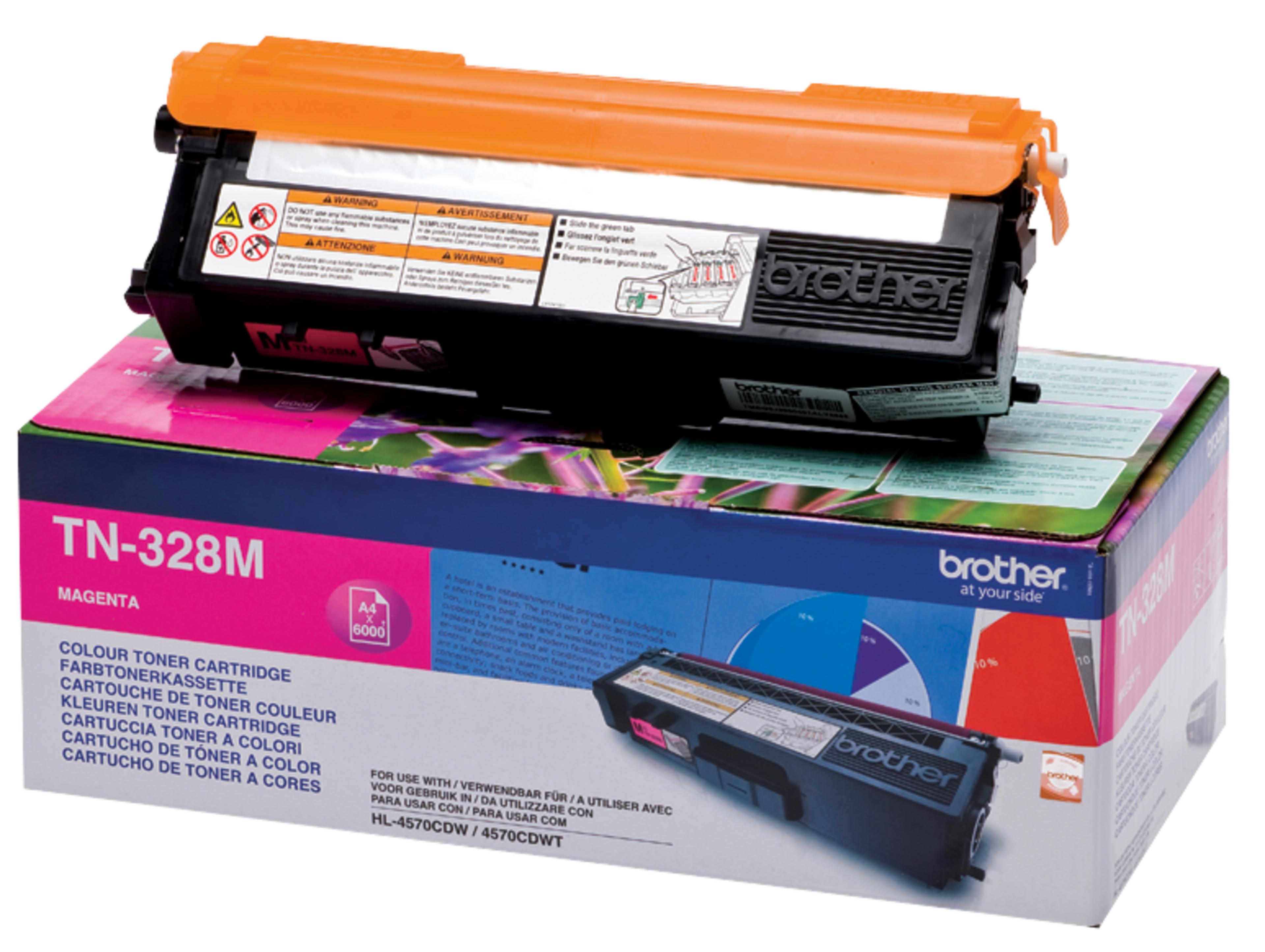 Brother TN-328M Toner Magenta