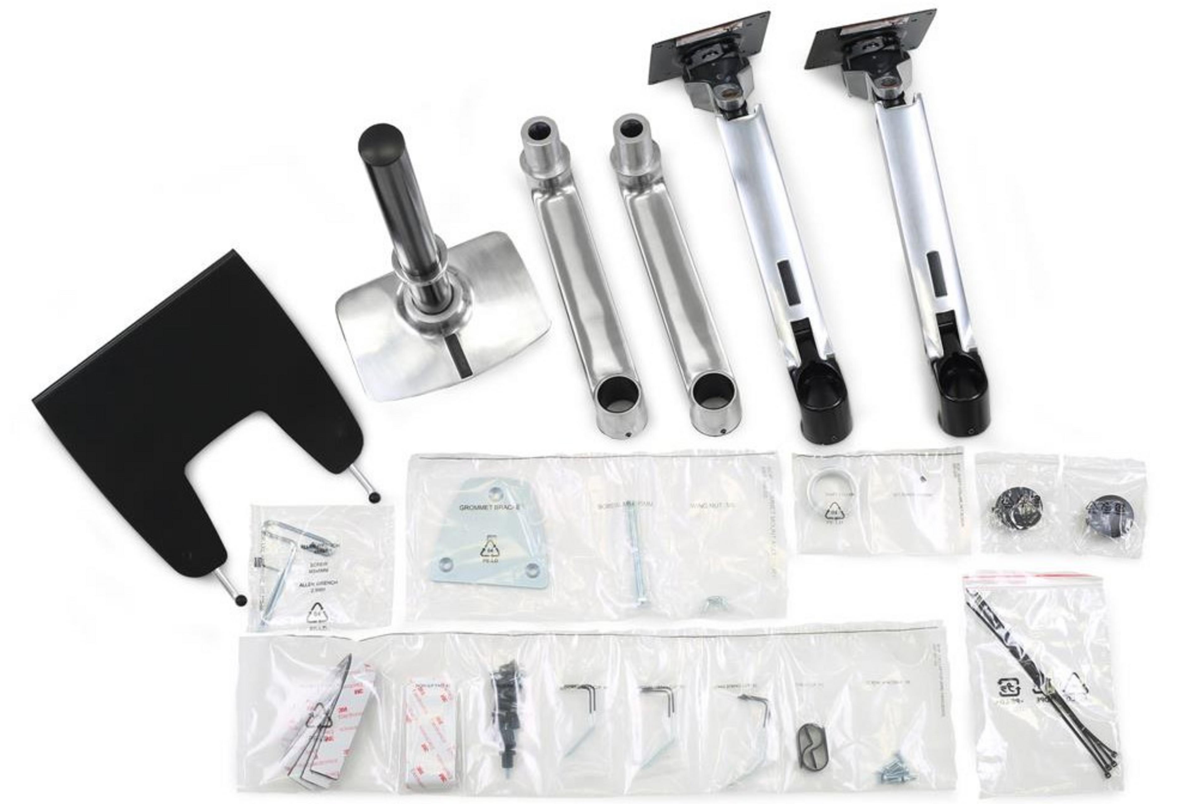 Ergotron LX Dual Stacking Arm Black