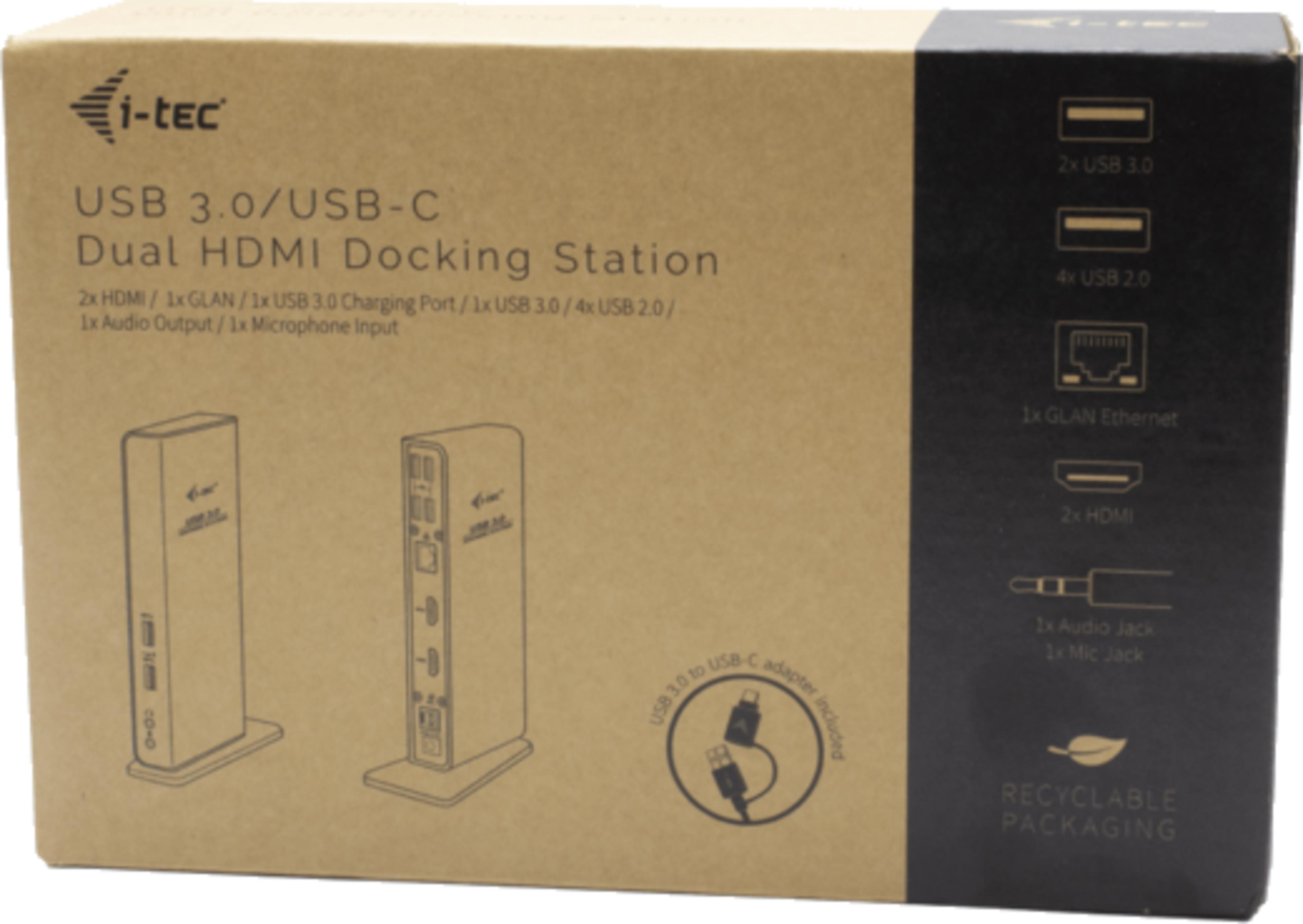 i-tec USB-C - 2x HDMI Dock