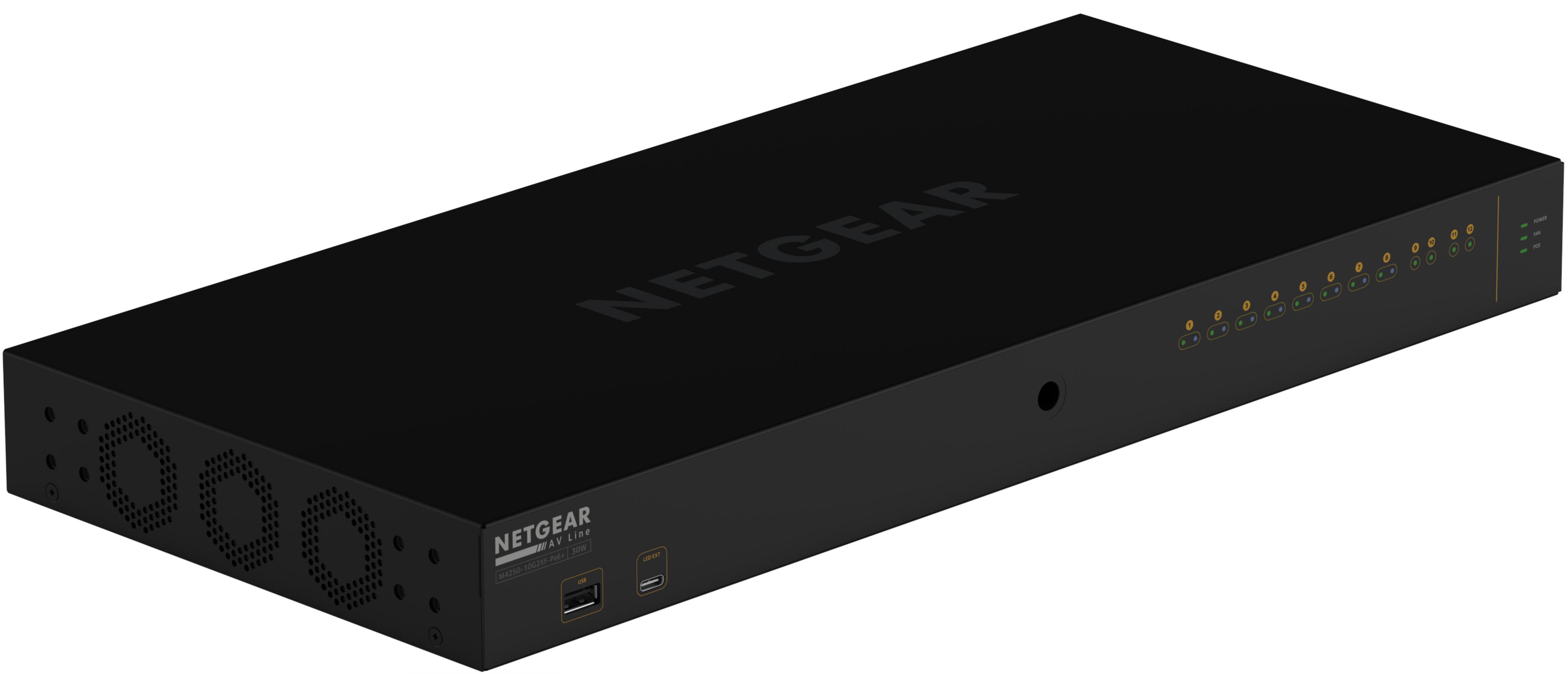 NETGEAR M4250-10G2XF-PoE+ AV Line Switch
