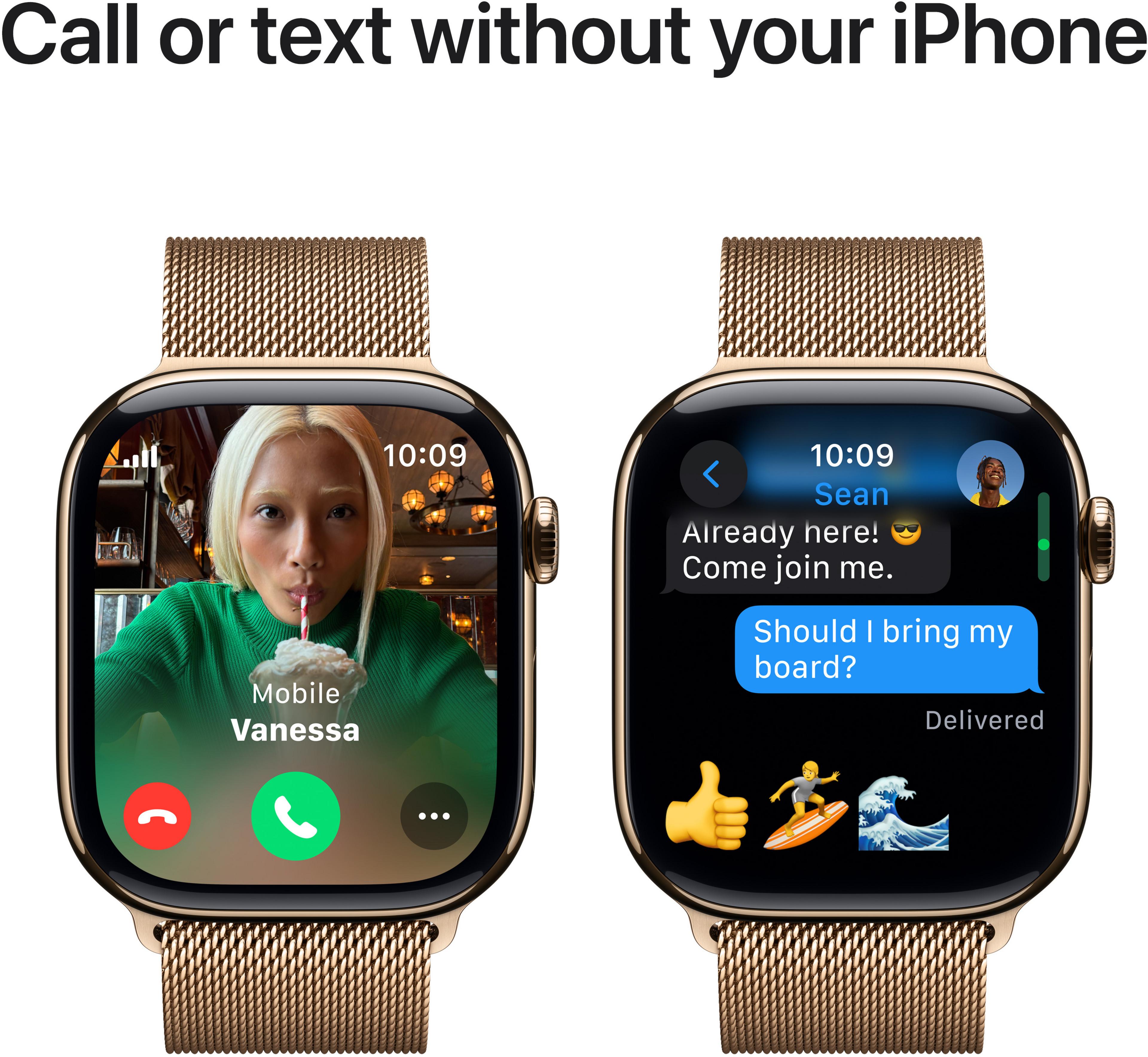 Apple Watch S10 LTE 46mm Titanium Gold