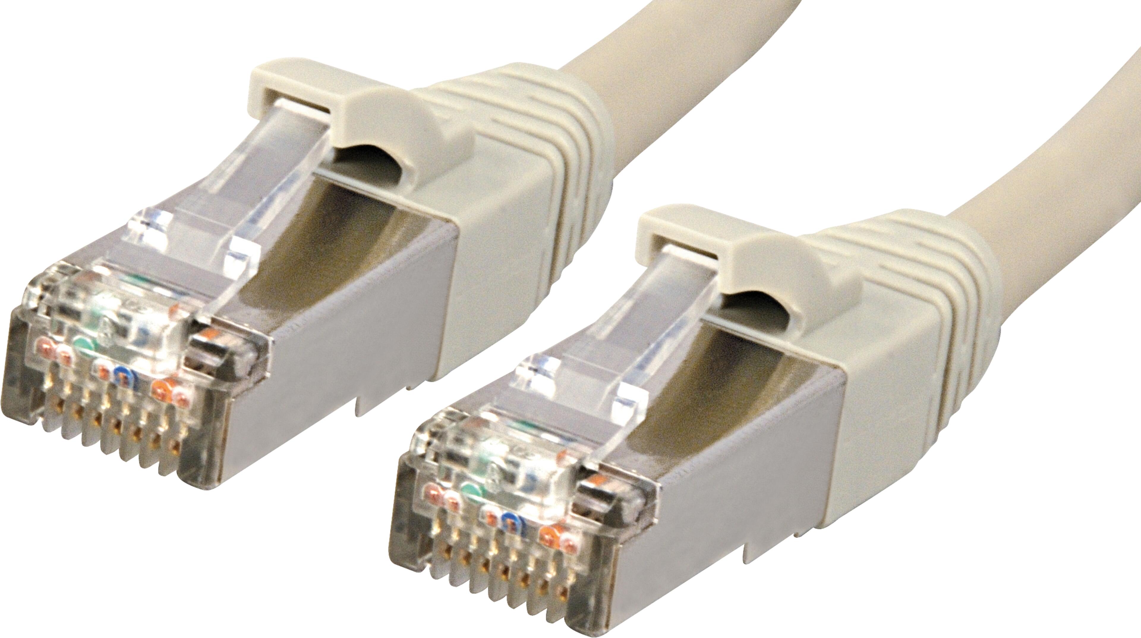 Patch Cable RJ45 S/FTP Cat6 15m Grey