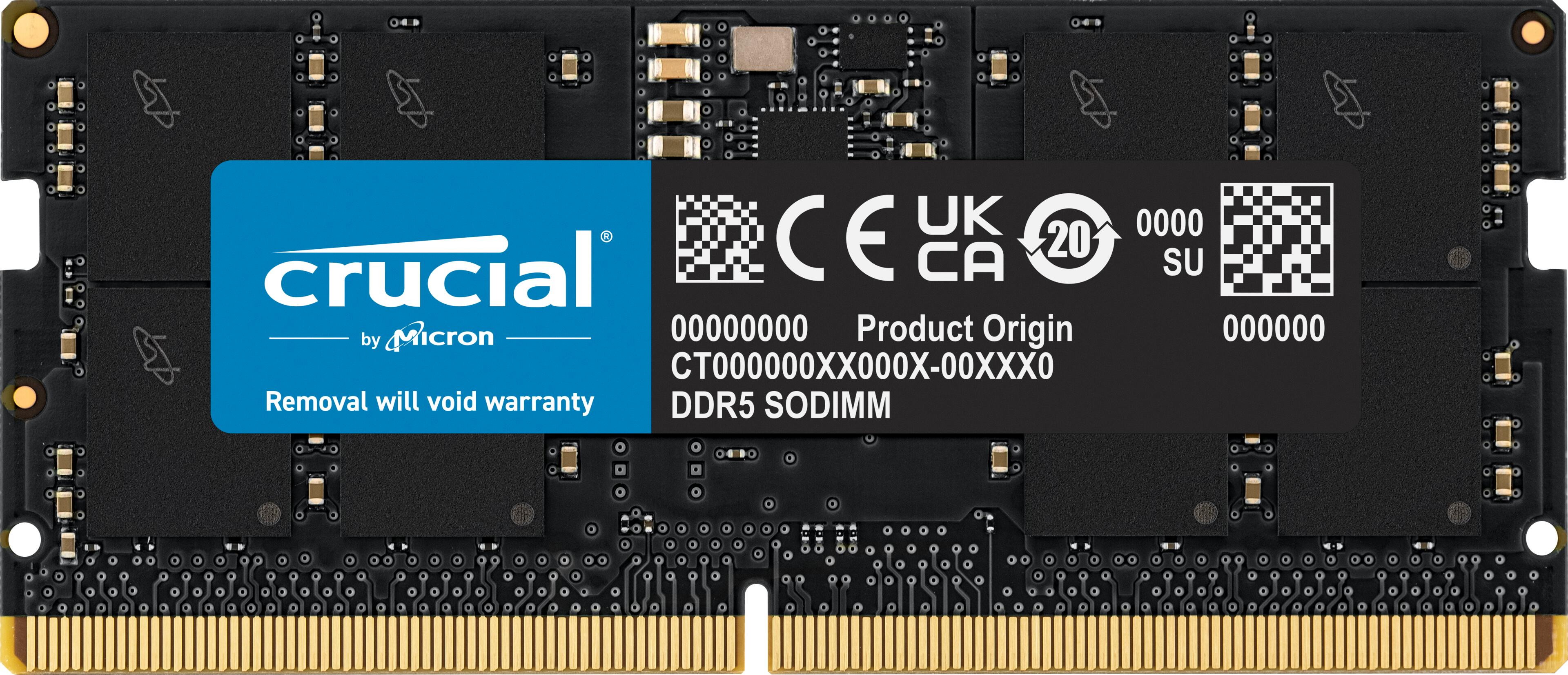 Crucial 32GB DDR5 4800MHz Memory Kit