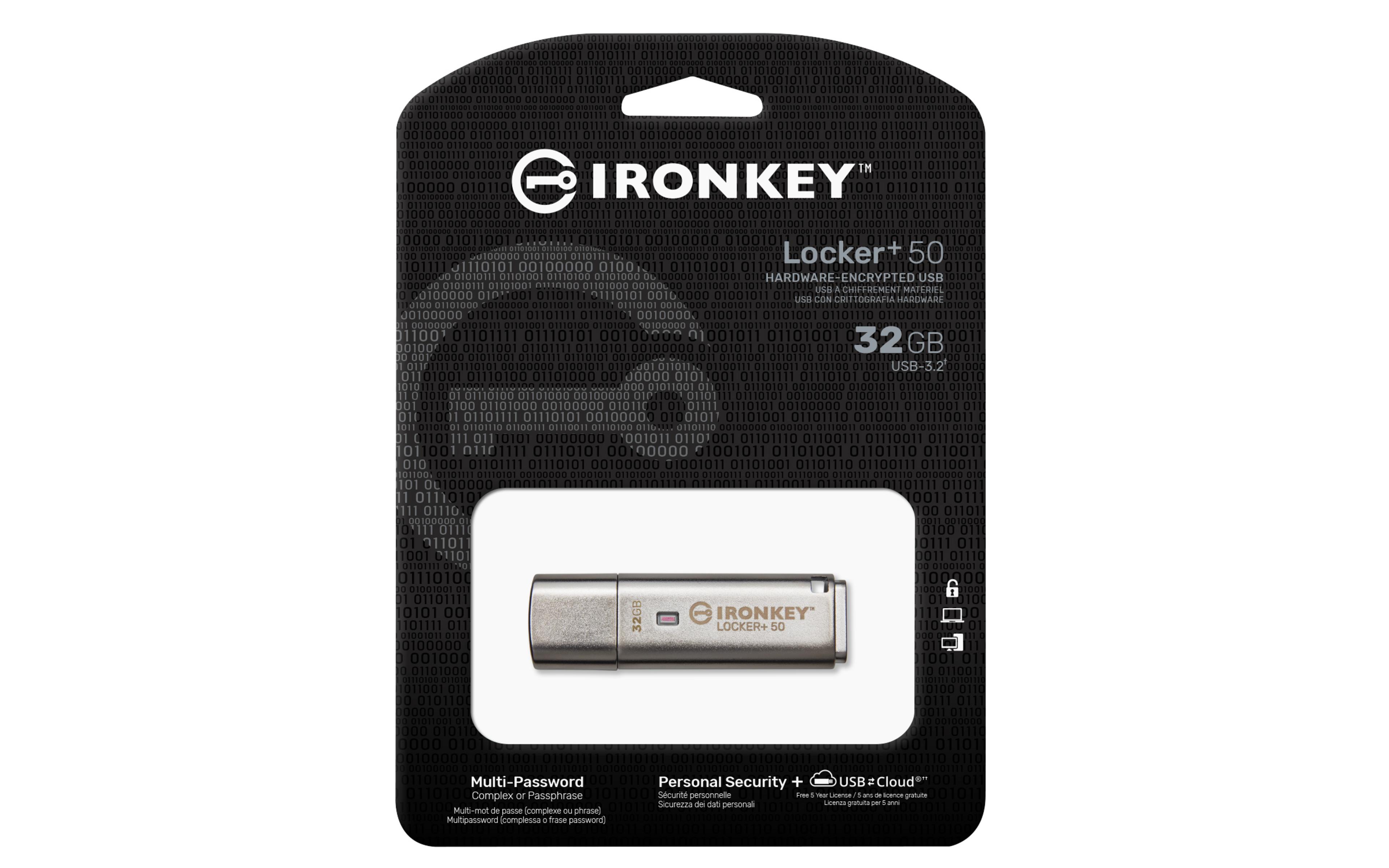 Kingston IronKey LOCKER+ USB Stick 32GB