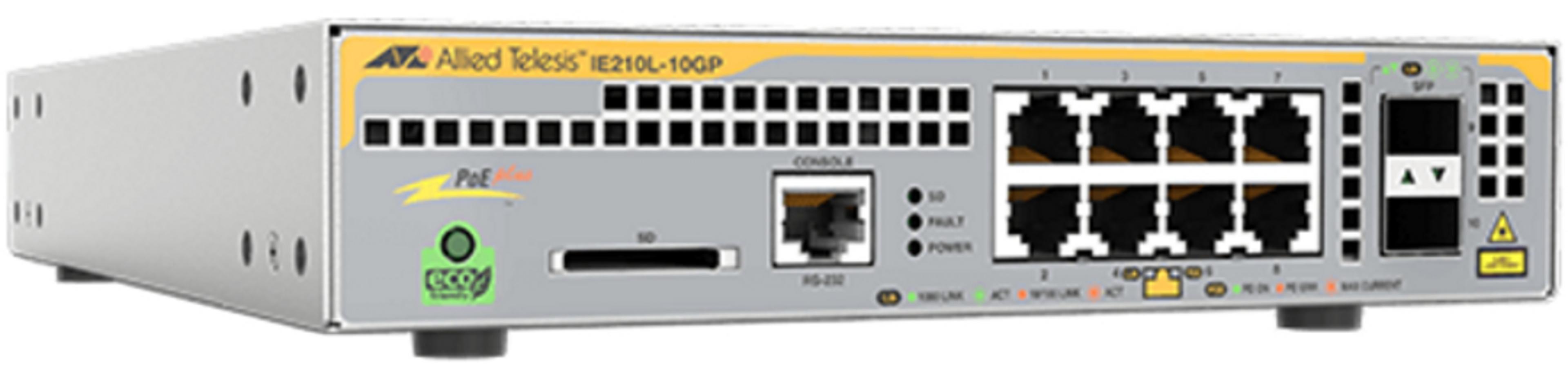 Switch PoE Allied Telesis AT-IE210L-10GP