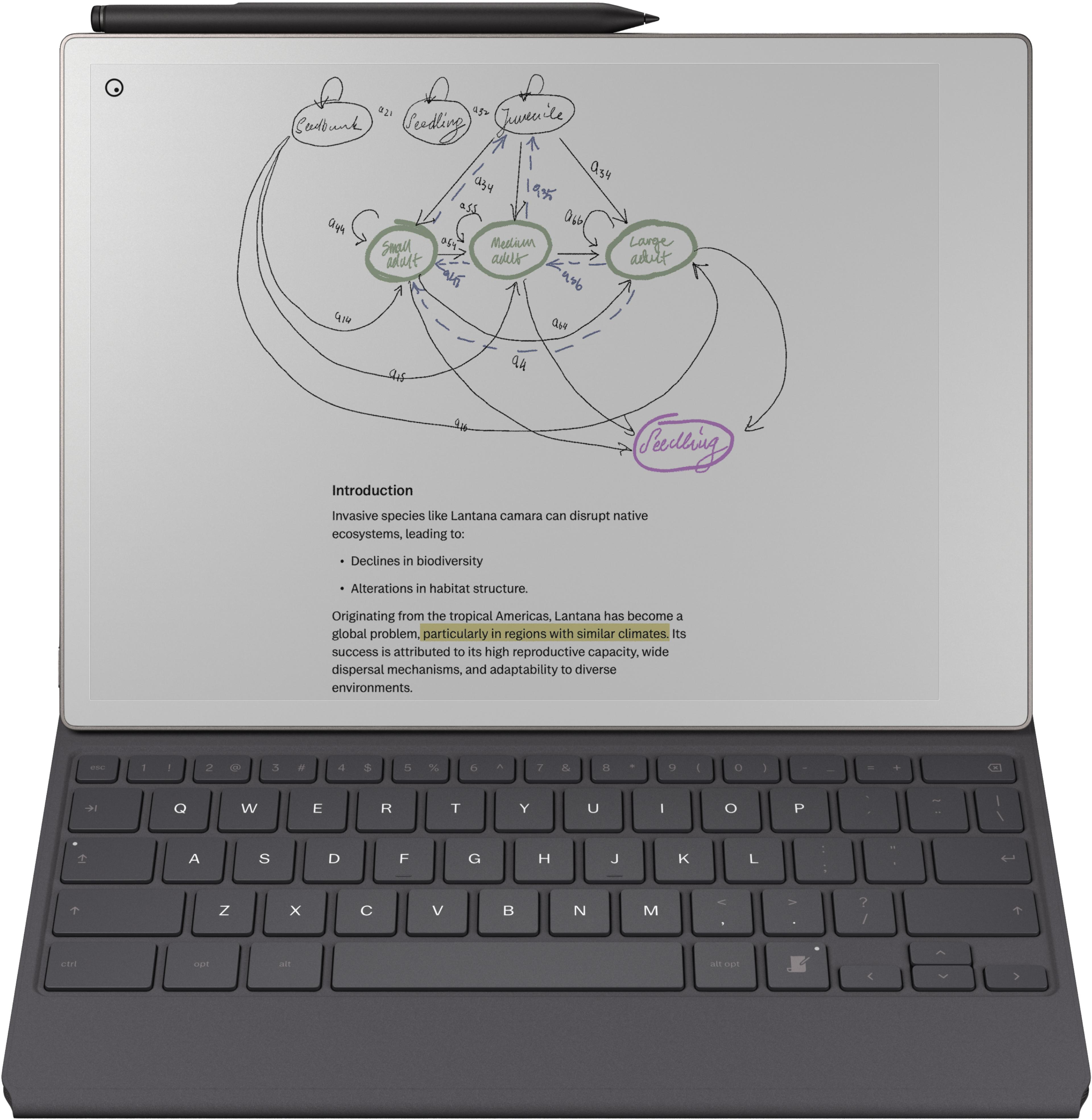 reMarkable Type Folio Pro Mosaic Basalt