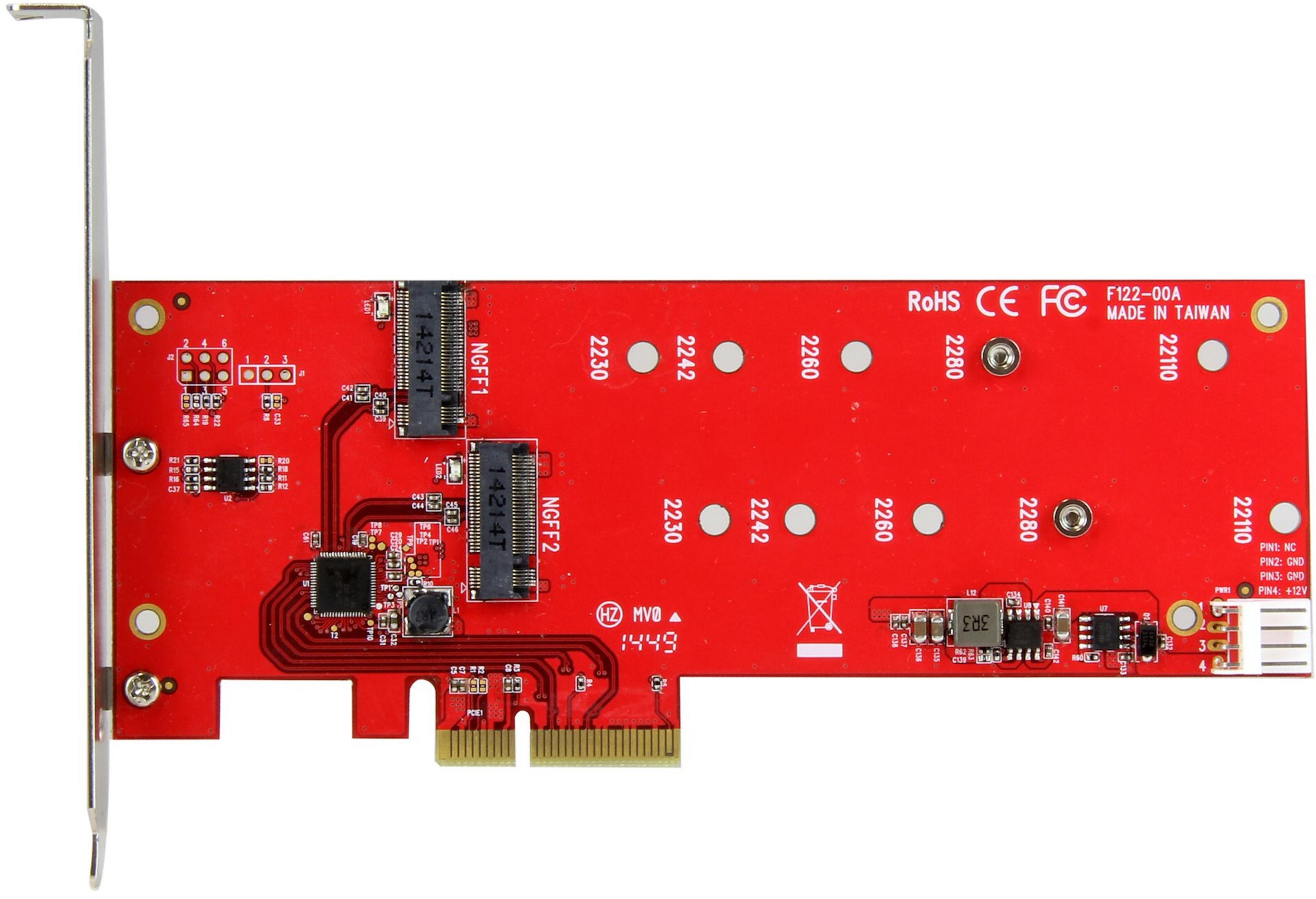 StarTech 2 x M.2 SATA PCIe Interface