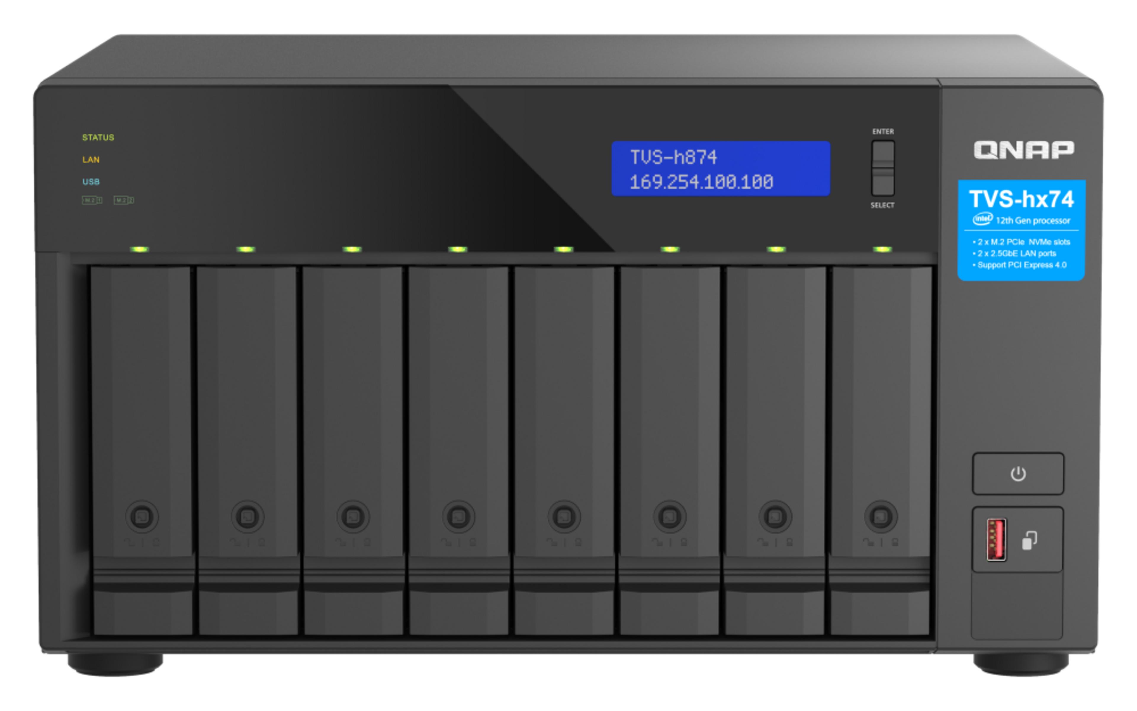 QNAP TVS-h874 32GB 8-bay NAS