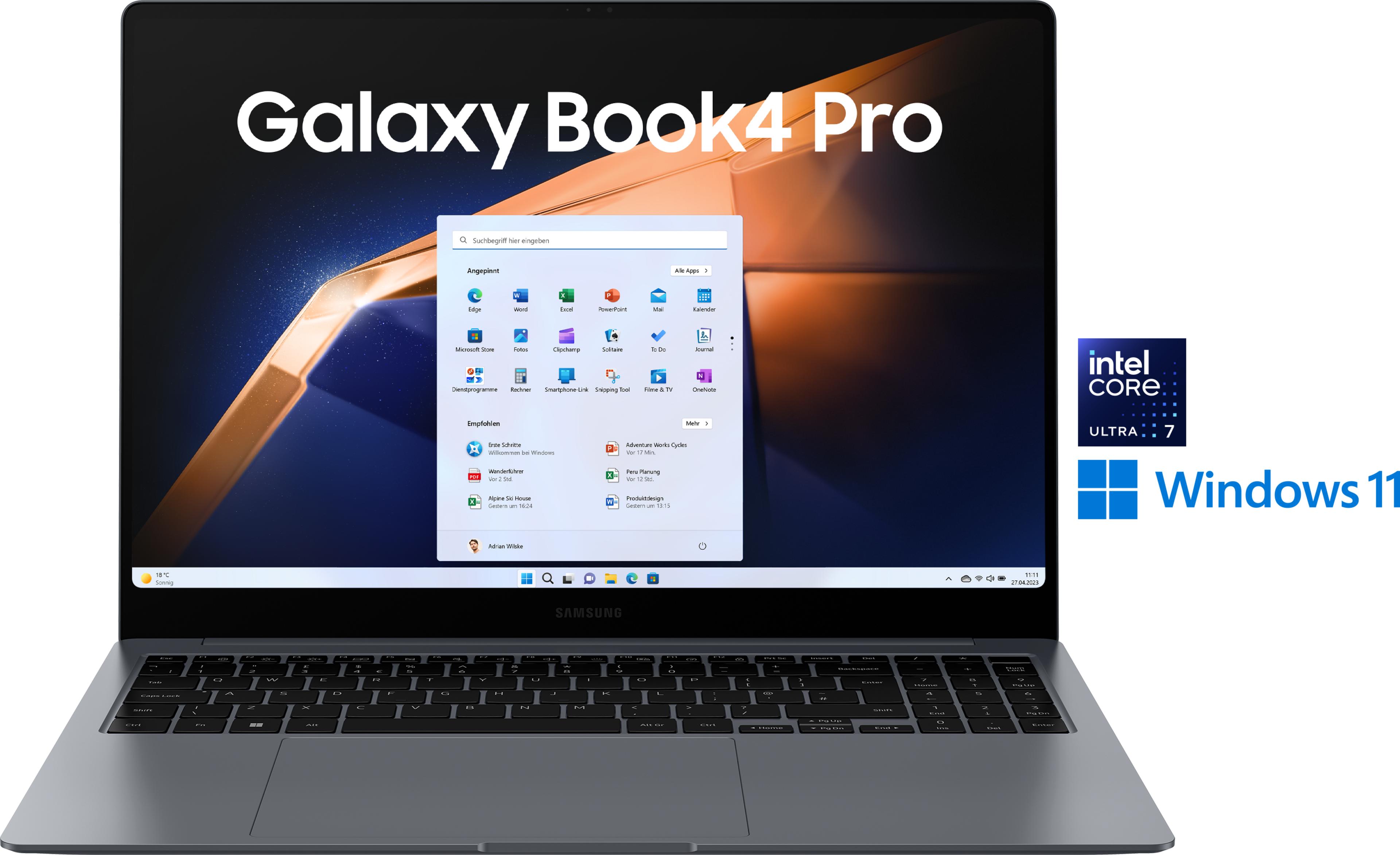 Samsung Book4 Pro 16" U7 16GB/1TB gray