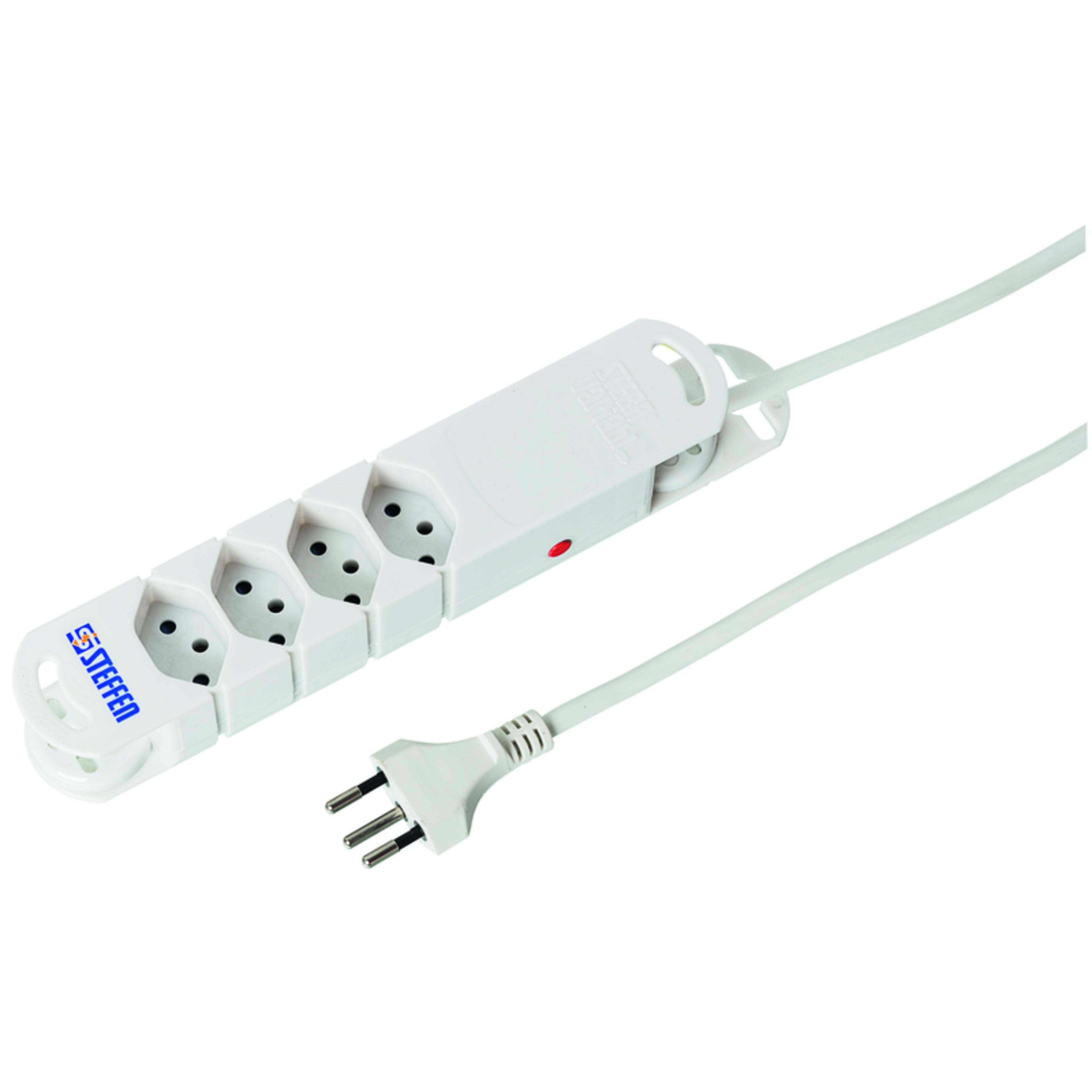 STEFFEN Steckdosenleiste Variabl 4xT13