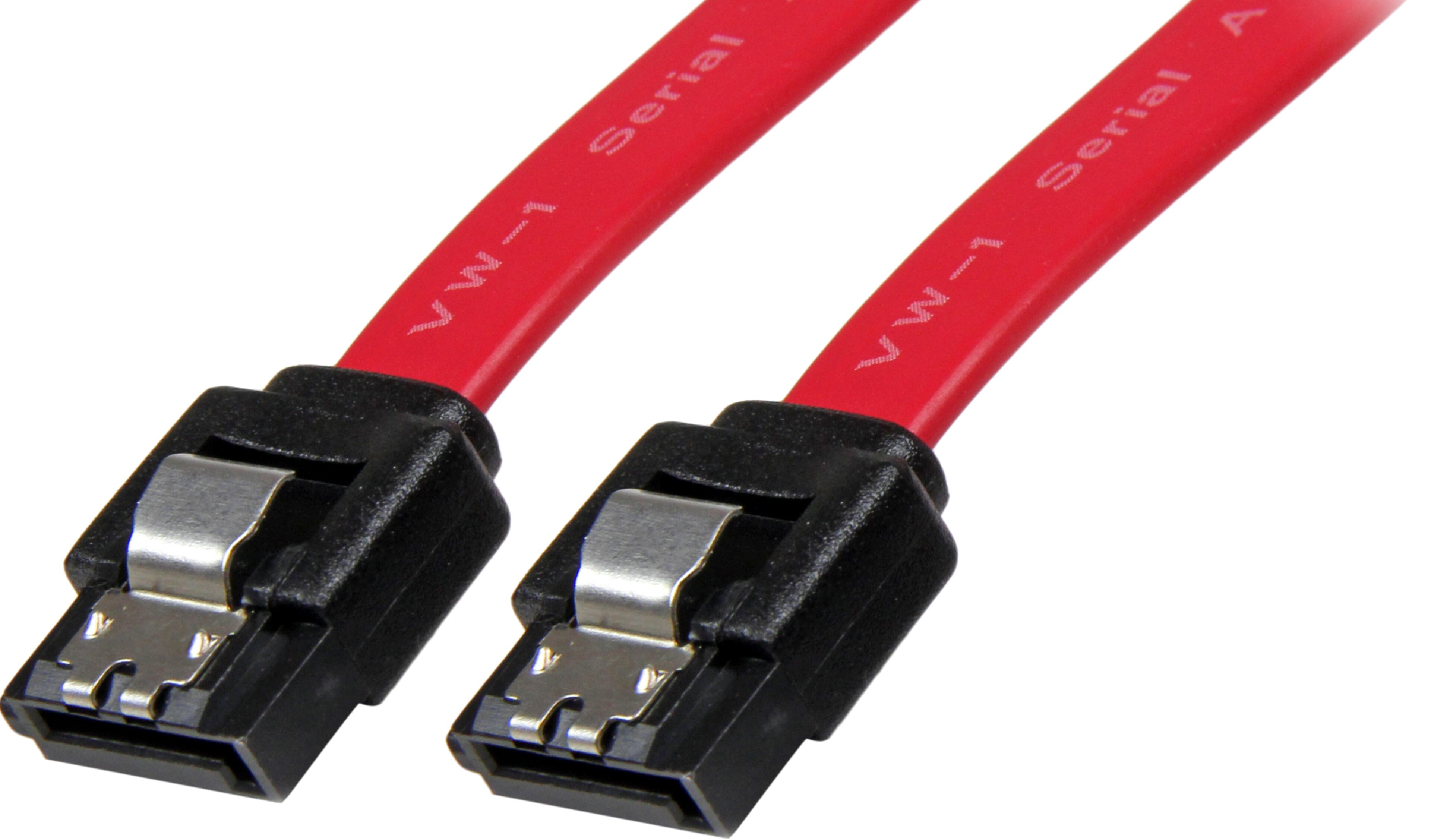 Cavo SATA Ma - SATA Ma int. 0,3 m rosso