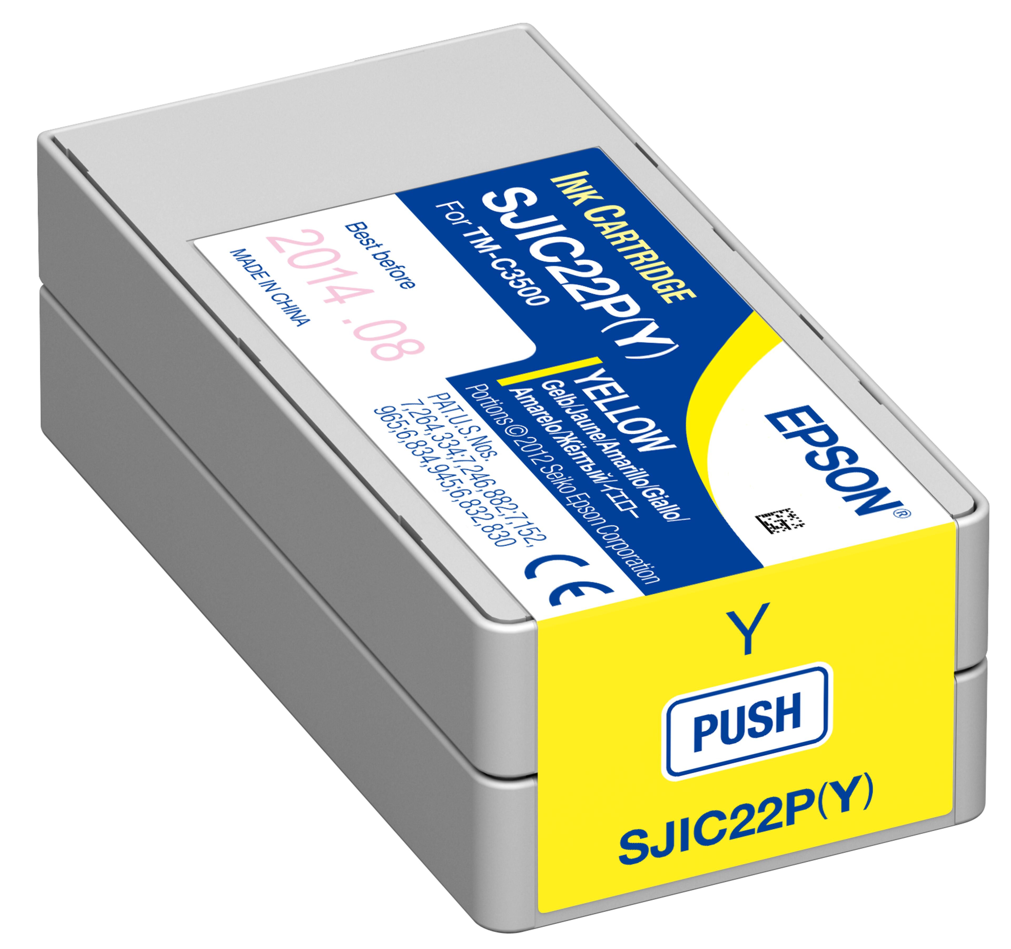 Epson SJIC22P(Y) Ink Yellow